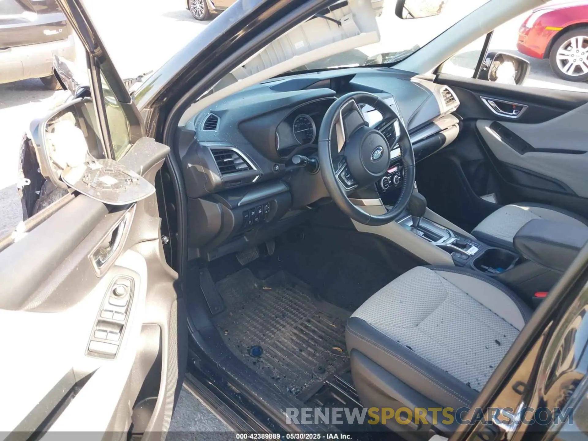 5 fotografías del automóvil dañado JF2SKAJC1MH457264 SUBARU FORESTER 2021
