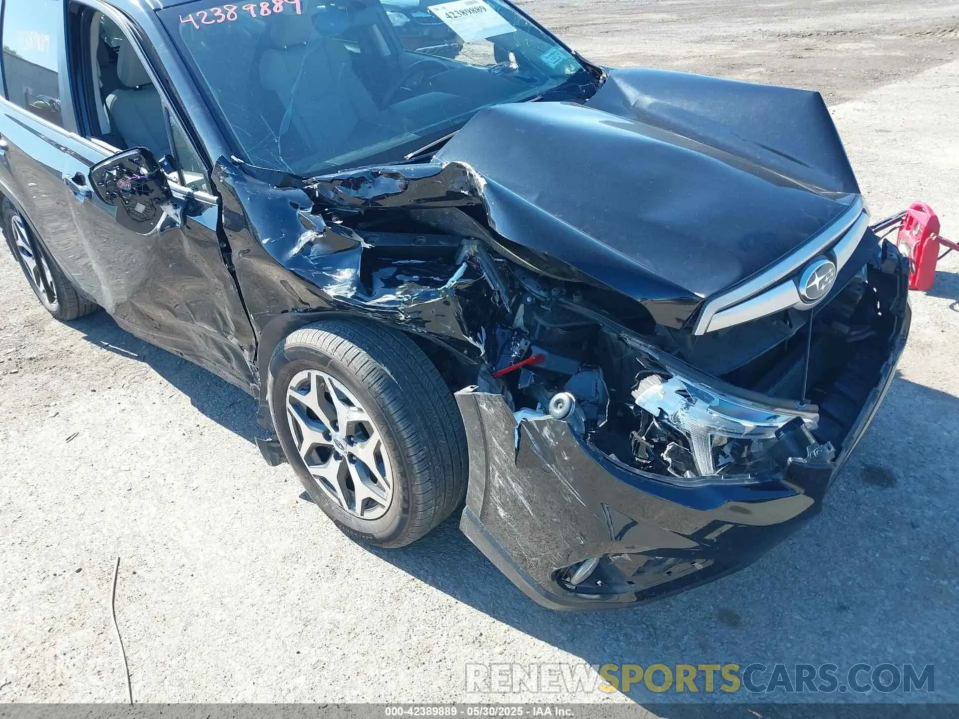 6 fotografías del automóvil dañado JF2SKAJC1MH457264 SUBARU FORESTER 2021