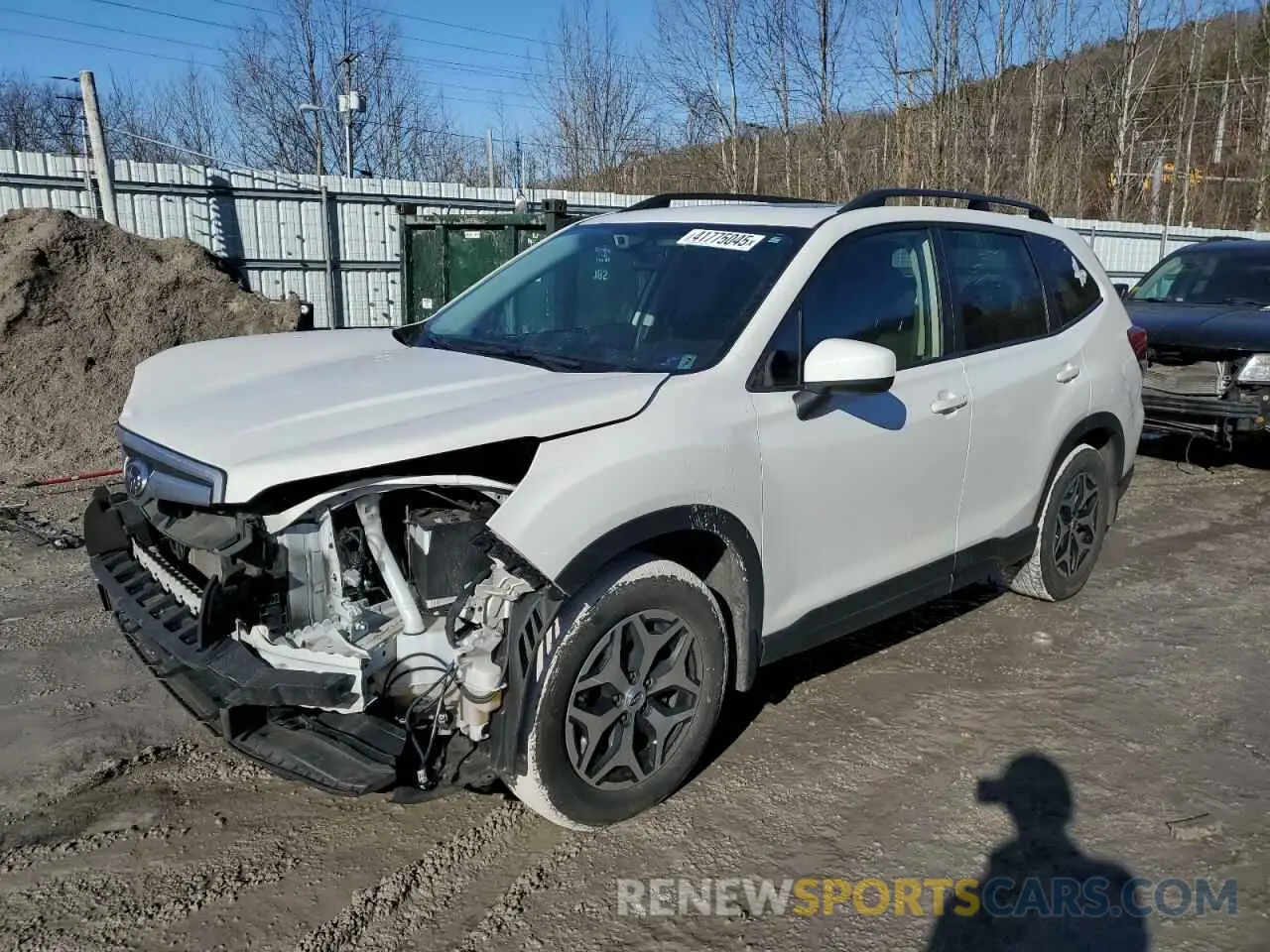 1 fotografías del automóvil dañado JF2SKAJC1MH569935 SUBARU FORESTER 2021