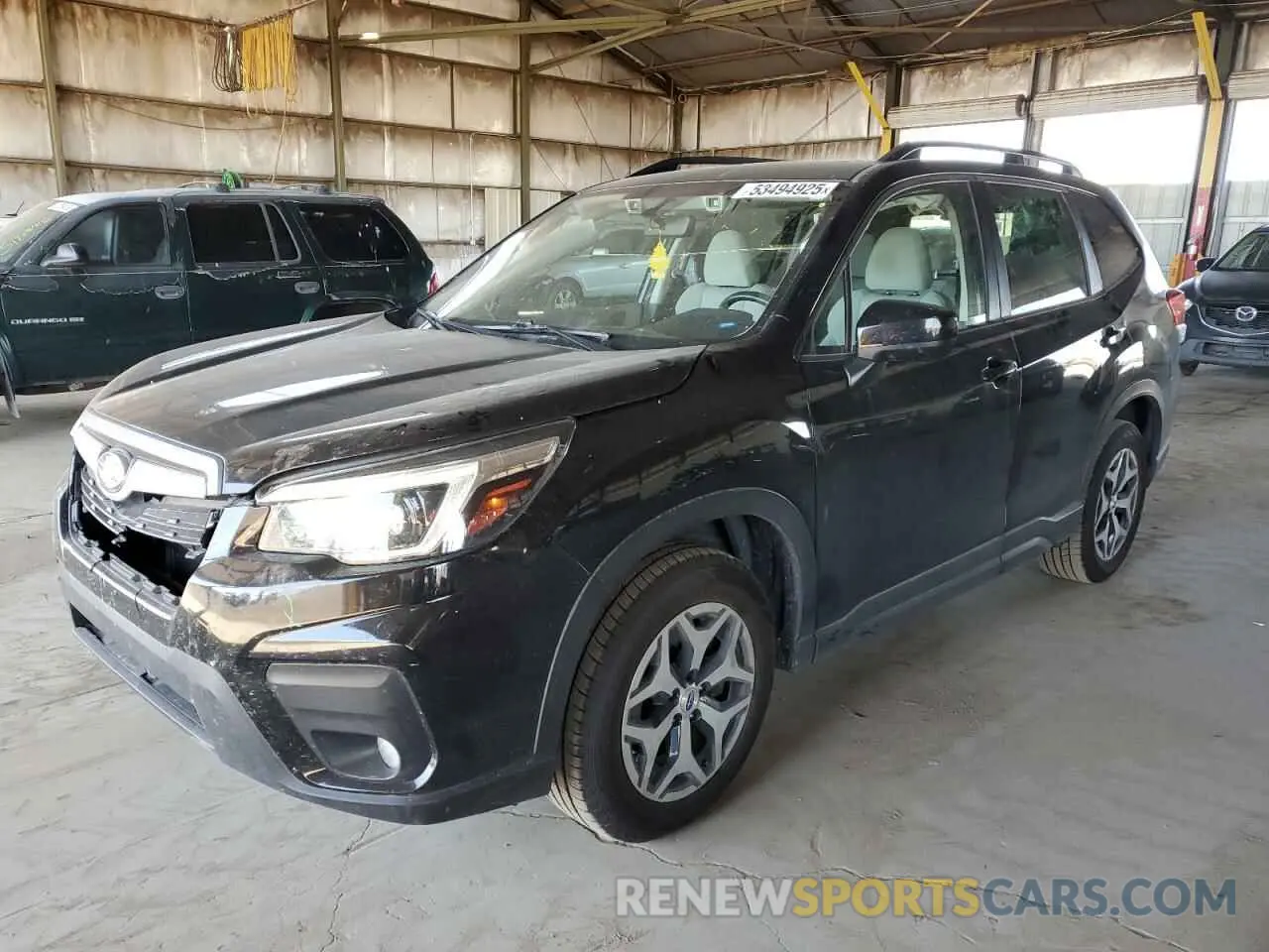1 fotografías del automóvil dañado JF2SKAJC2MH485753 SUBARU FORESTER 2021
