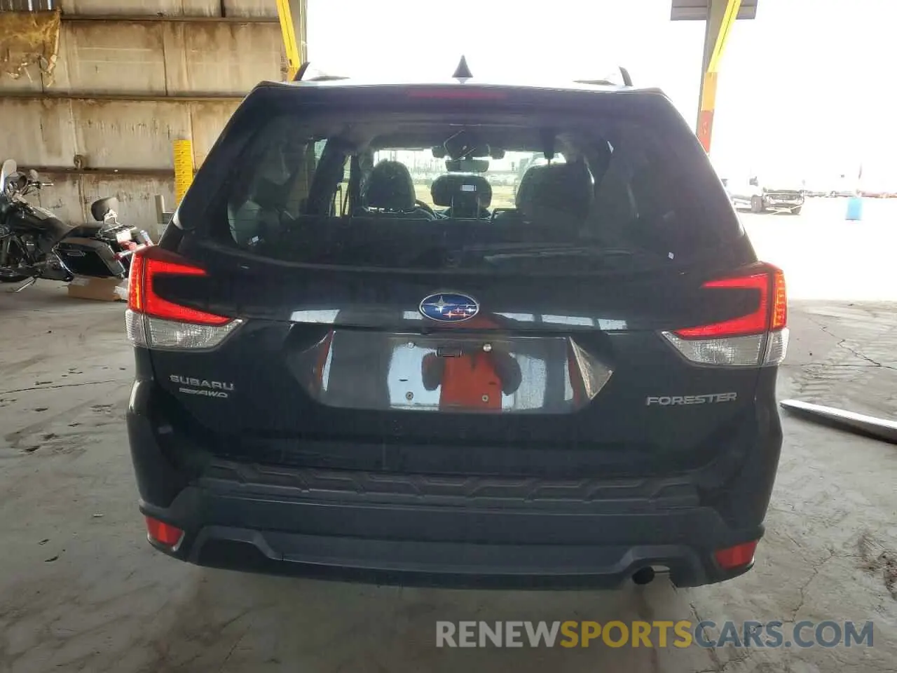 6 fotografías del automóvil dañado JF2SKAJC2MH485753 SUBARU FORESTER 2021