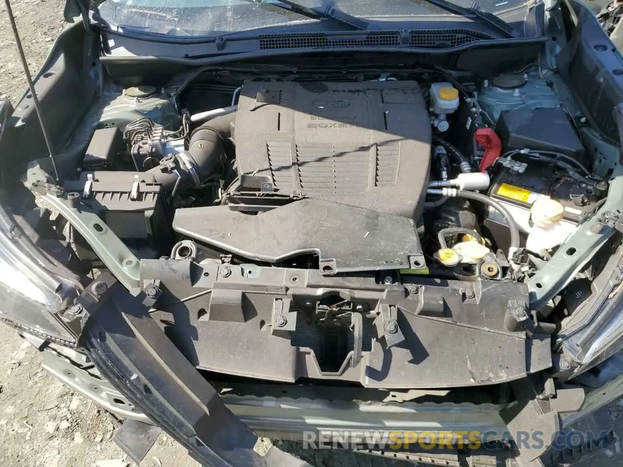 14 fotografías del automóvil dañado JF2SKAJC2MH495845 SUBARU FORESTER 2021