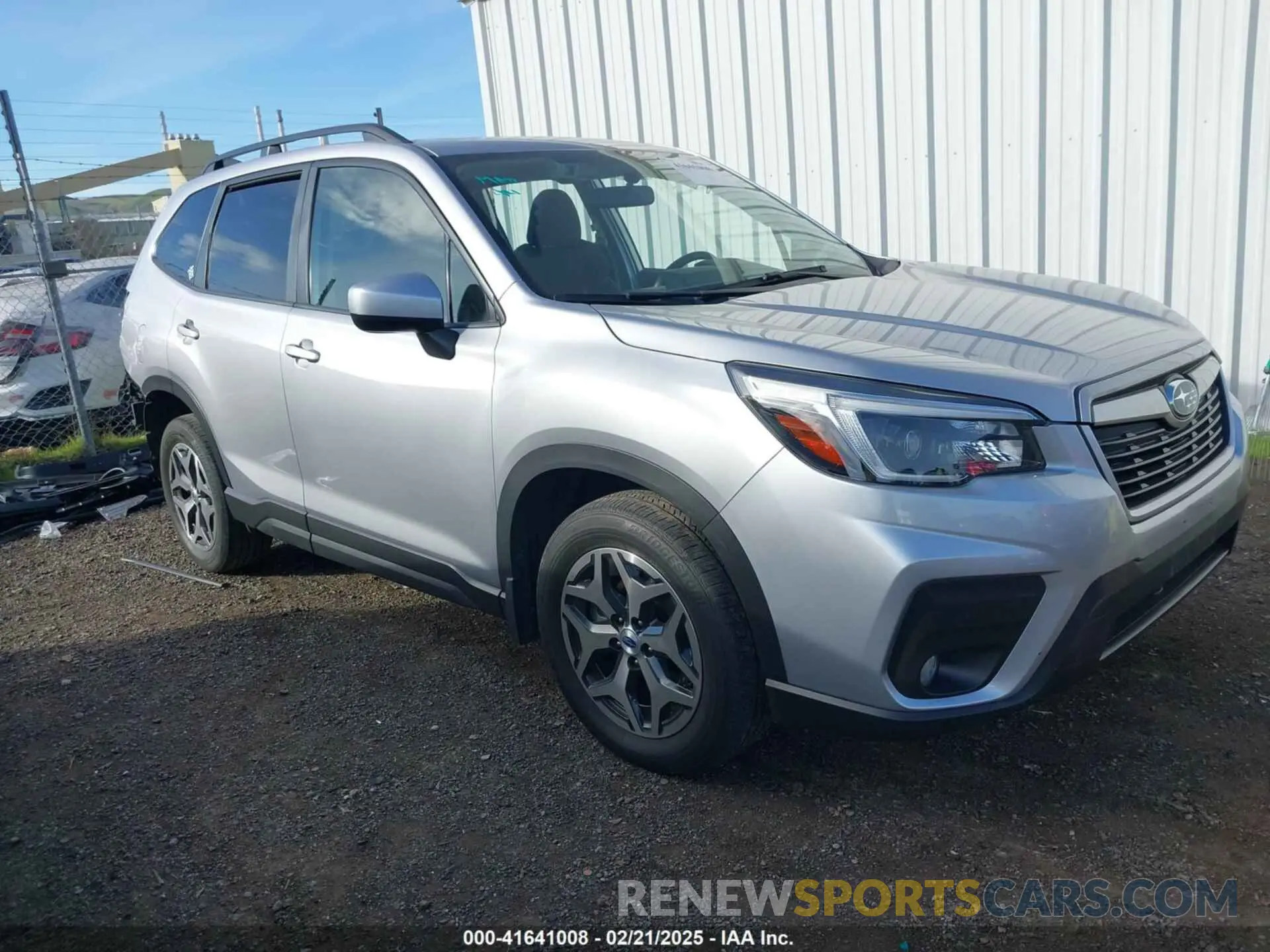 1 fotografías del automóvil dañado JF2SKAJC3MH406509 SUBARU FORESTER 2021
