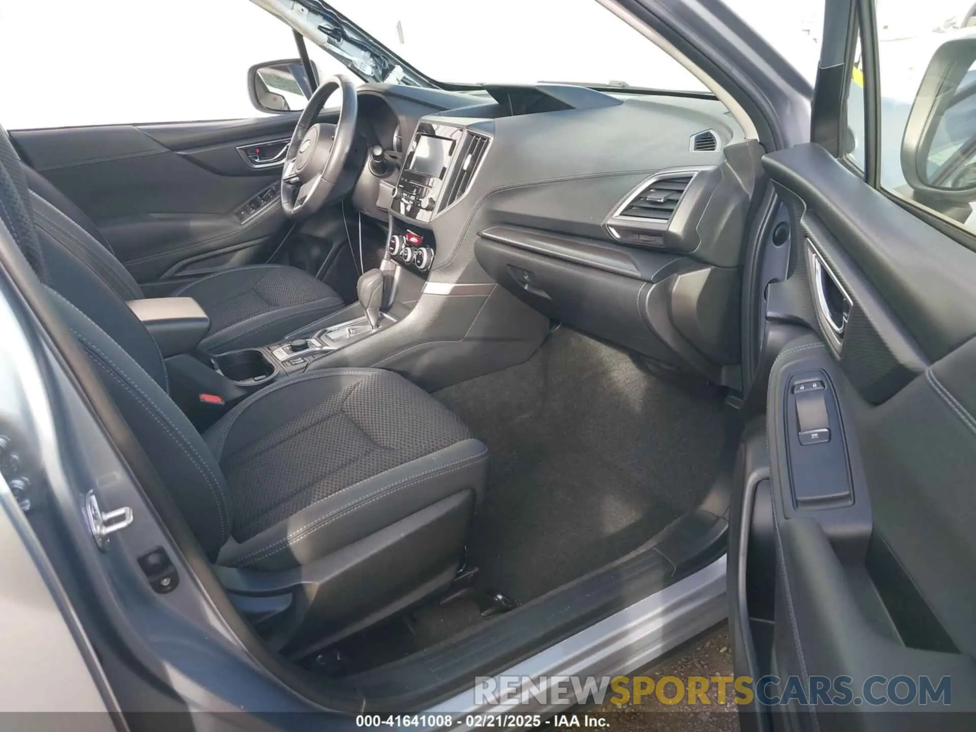 5 fotografías del automóvil dañado JF2SKAJC3MH406509 SUBARU FORESTER 2021