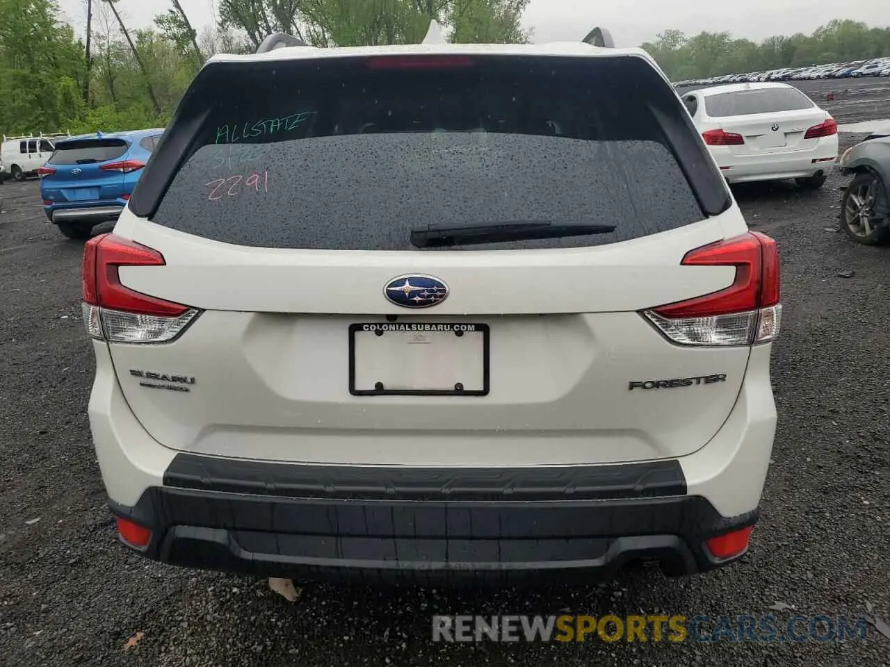 6 fotografías del automóvil dañado JF2SKAJC3MH591130 SUBARU FORESTER 2021