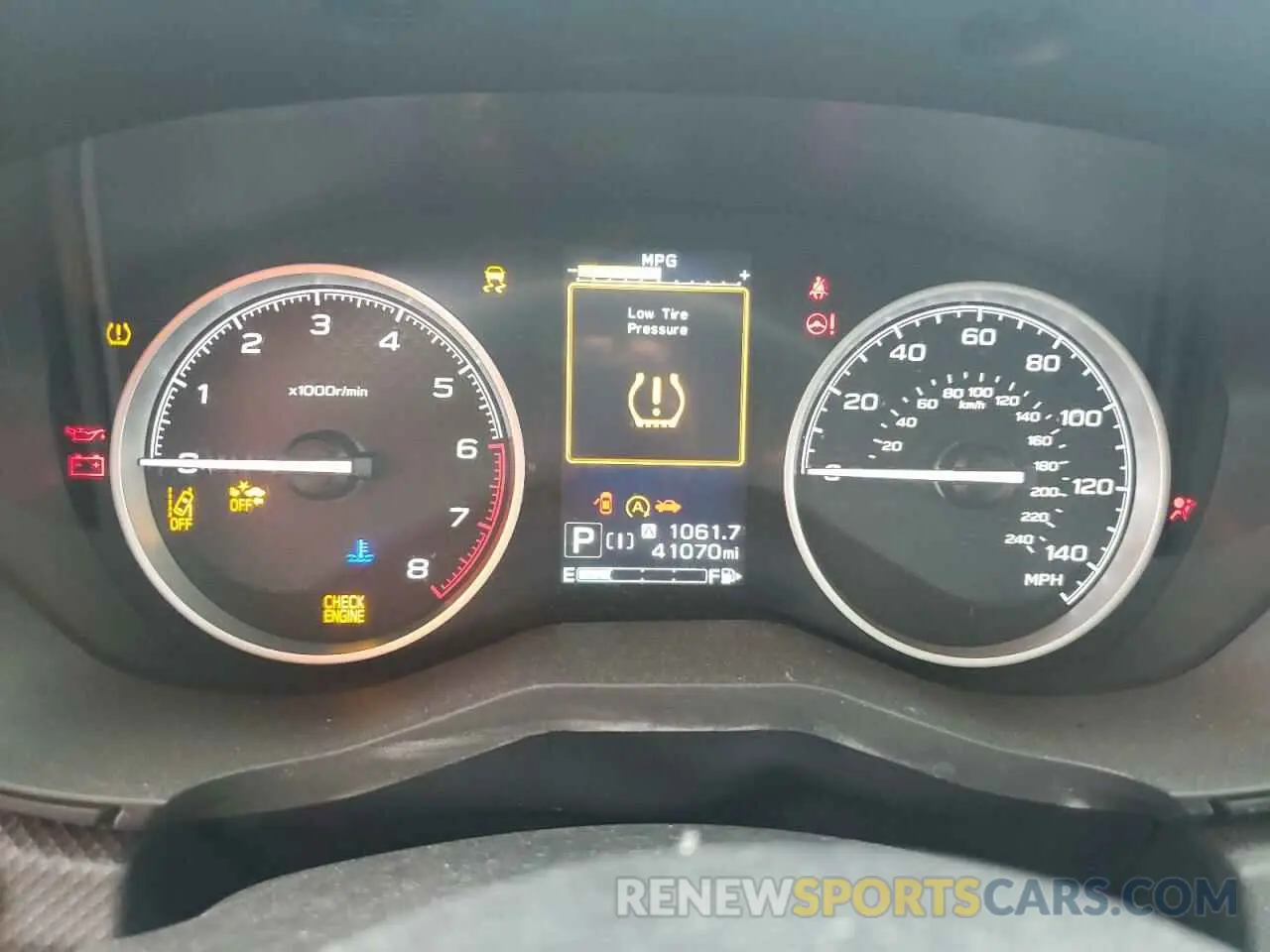 9 fotografías del automóvil dañado JF2SKAJC3MH591130 SUBARU FORESTER 2021