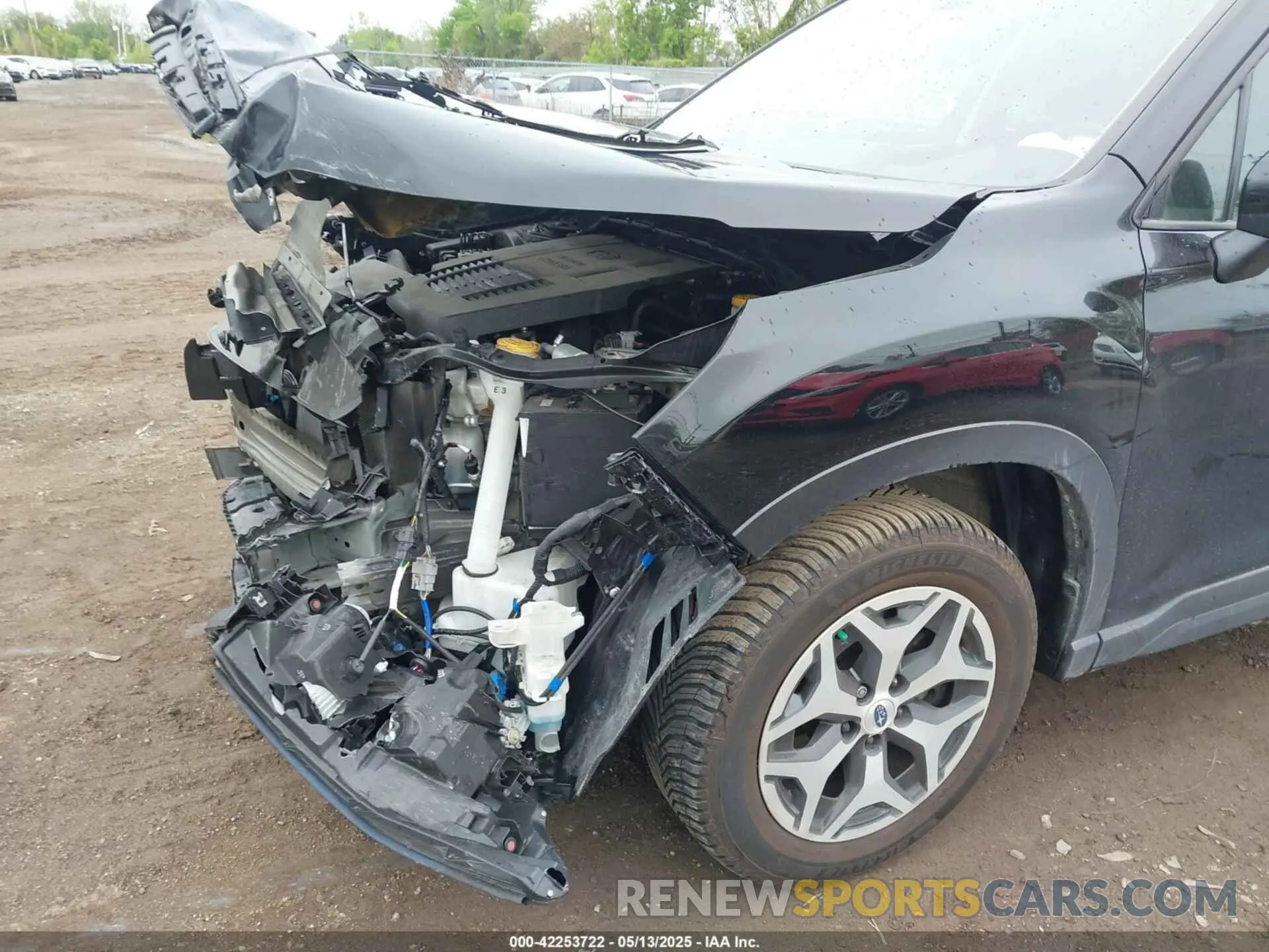 6 fotografías del automóvil dañado JF2SKAJC4MH469652 SUBARU FORESTER 2021