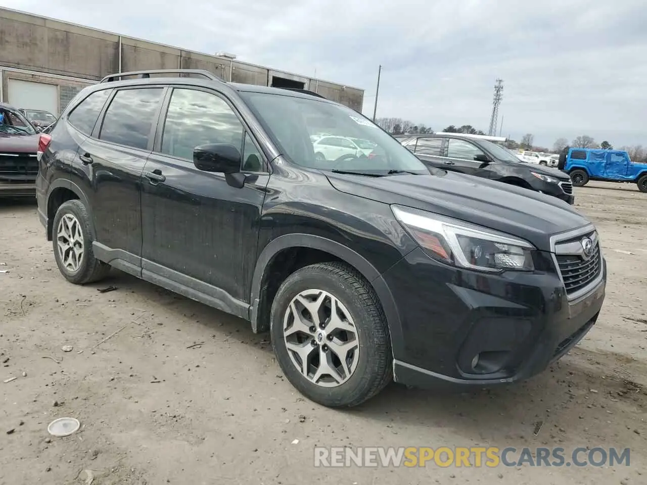 4 fotografías del automóvil dañado JF2SKAJC5MH426602 SUBARU FORESTER 2021