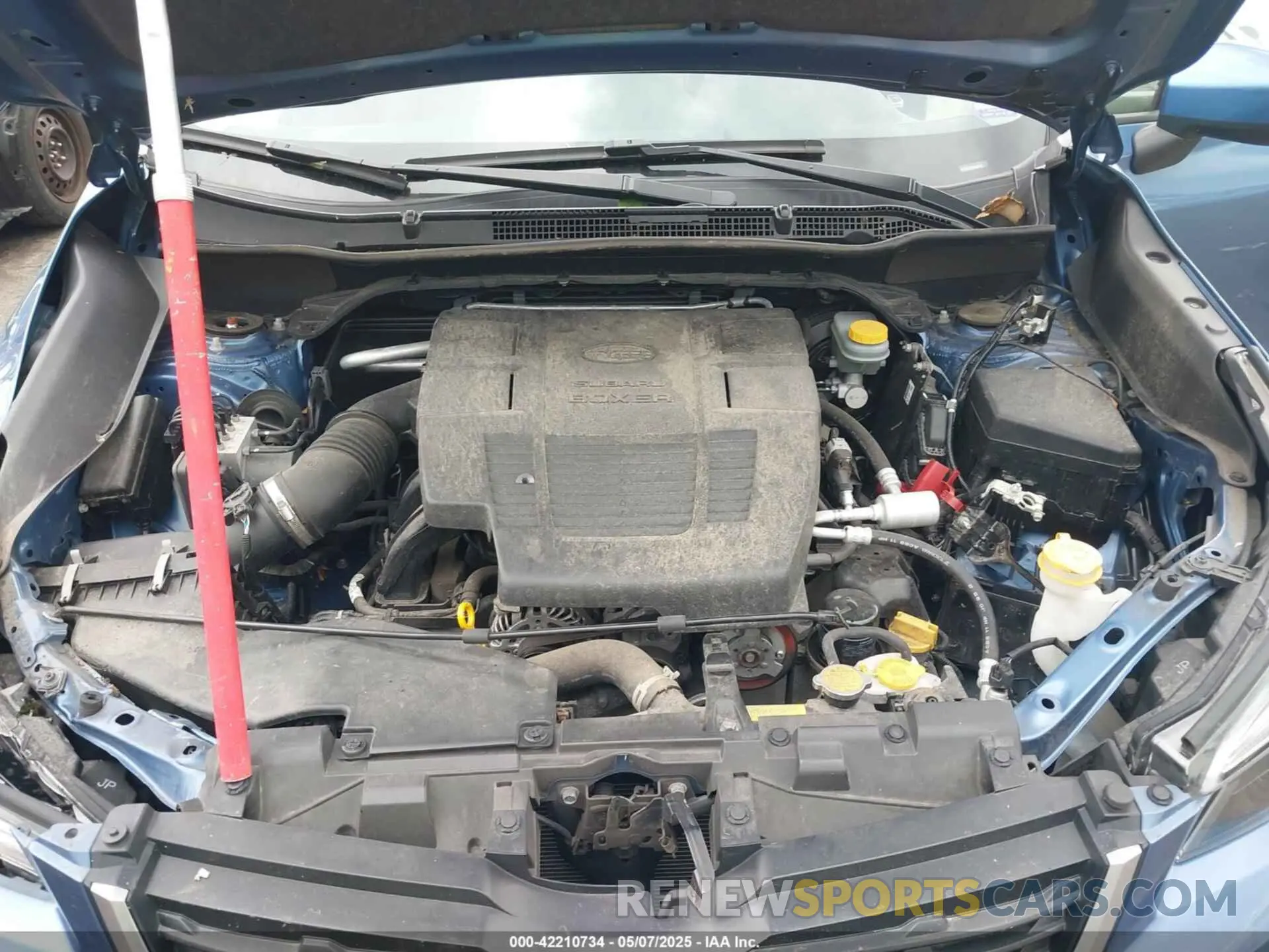 10 fotografías del automóvil dañado JF2SKAJC5MH436675 SUBARU FORESTER 2021