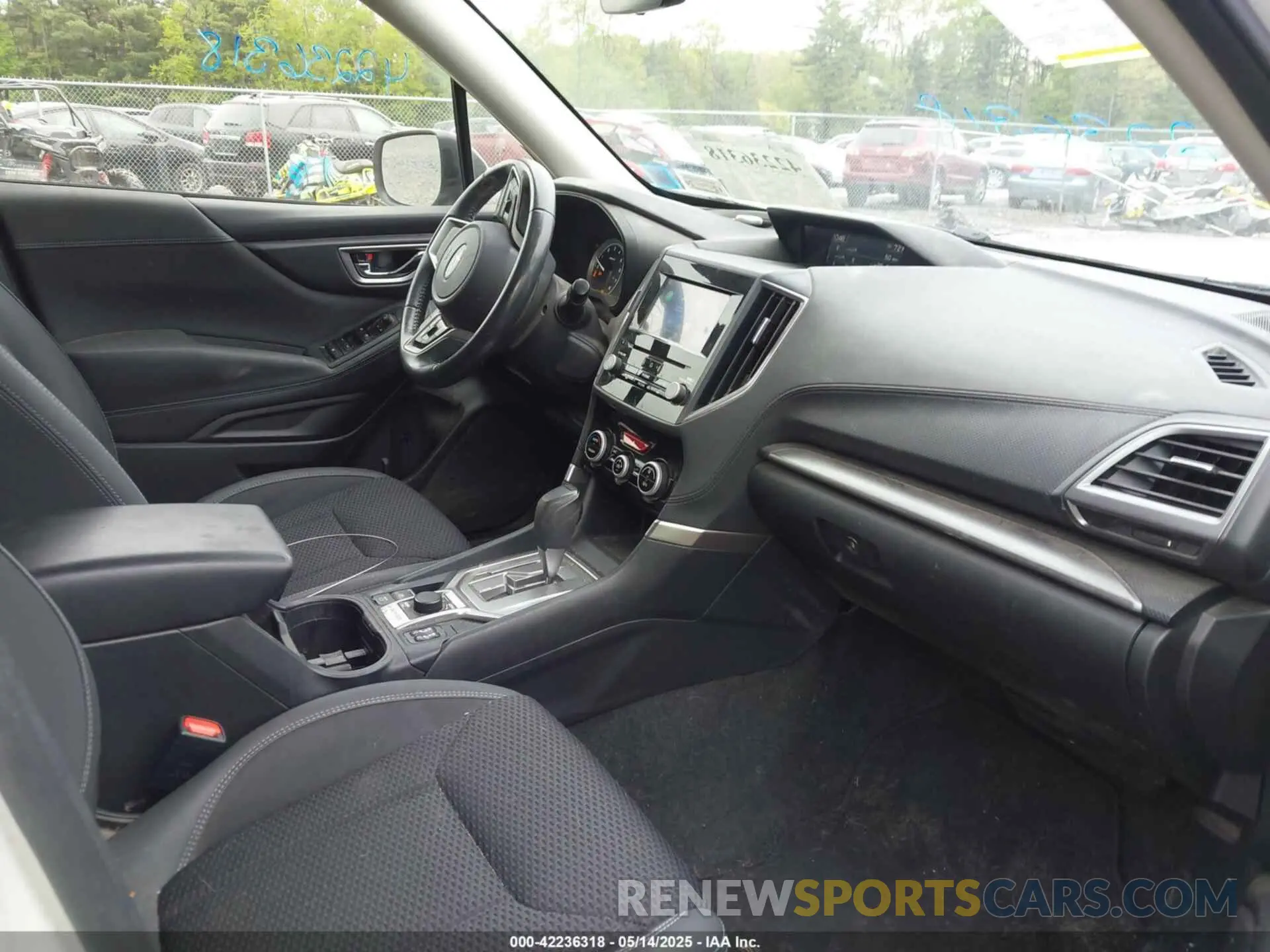 5 fotografías del automóvil dañado JF2SKAJC6MH421831 SUBARU FORESTER 2021