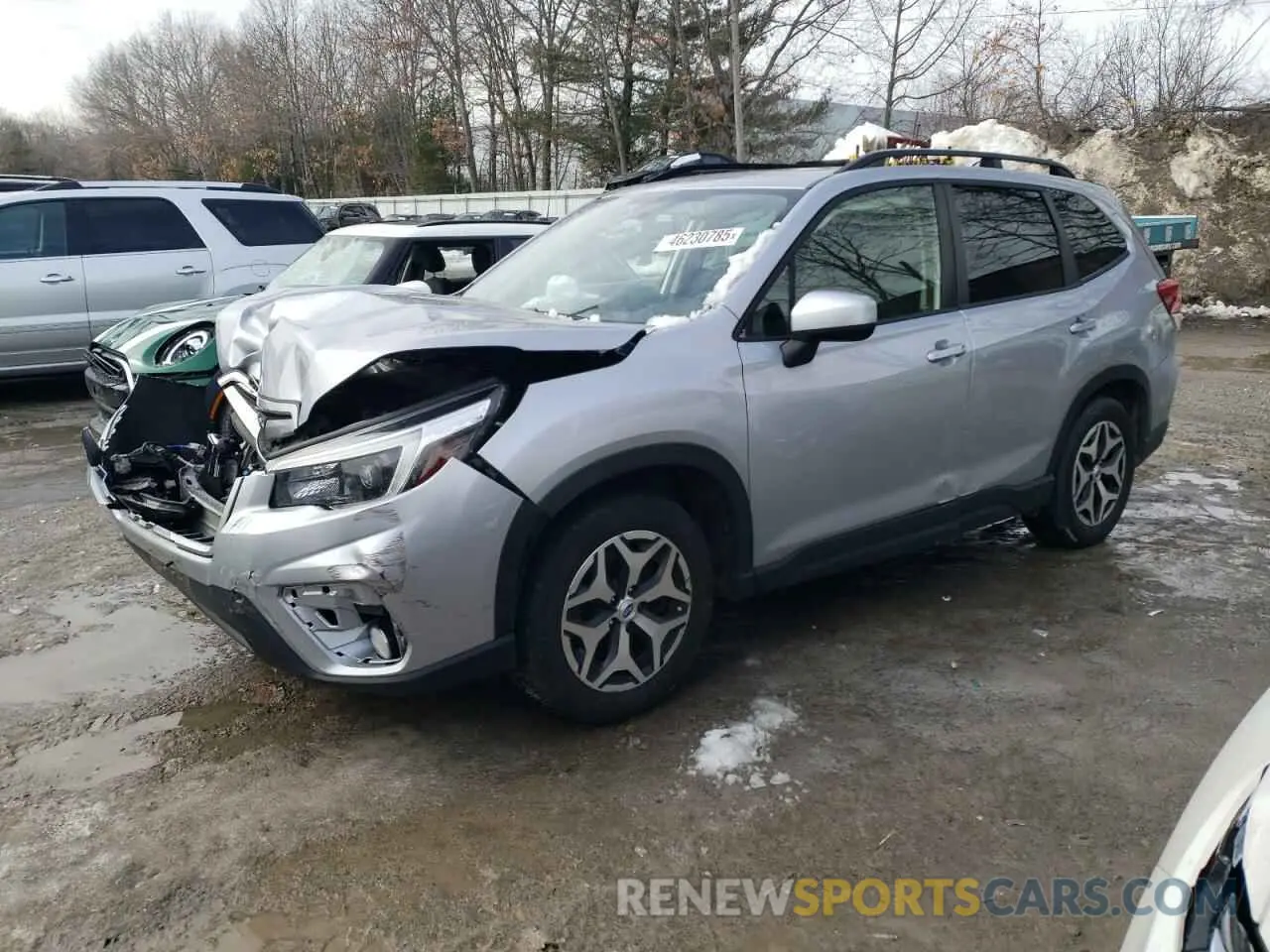 1 fotografías del automóvil dañado JF2SKAJC6MH451959 SUBARU FORESTER 2021