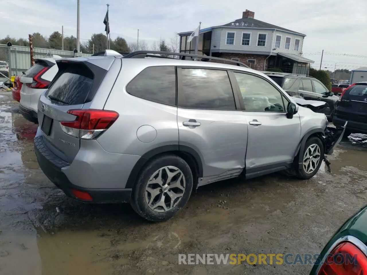 3 fotografías del automóvil dañado JF2SKAJC6MH451959 SUBARU FORESTER 2021