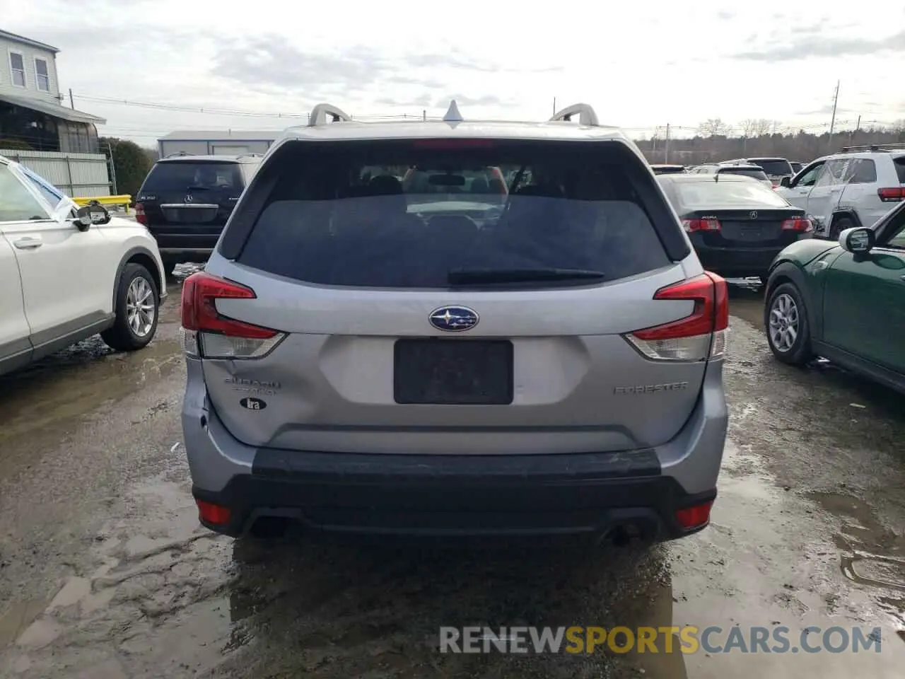 6 fotografías del automóvil dañado JF2SKAJC6MH451959 SUBARU FORESTER 2021