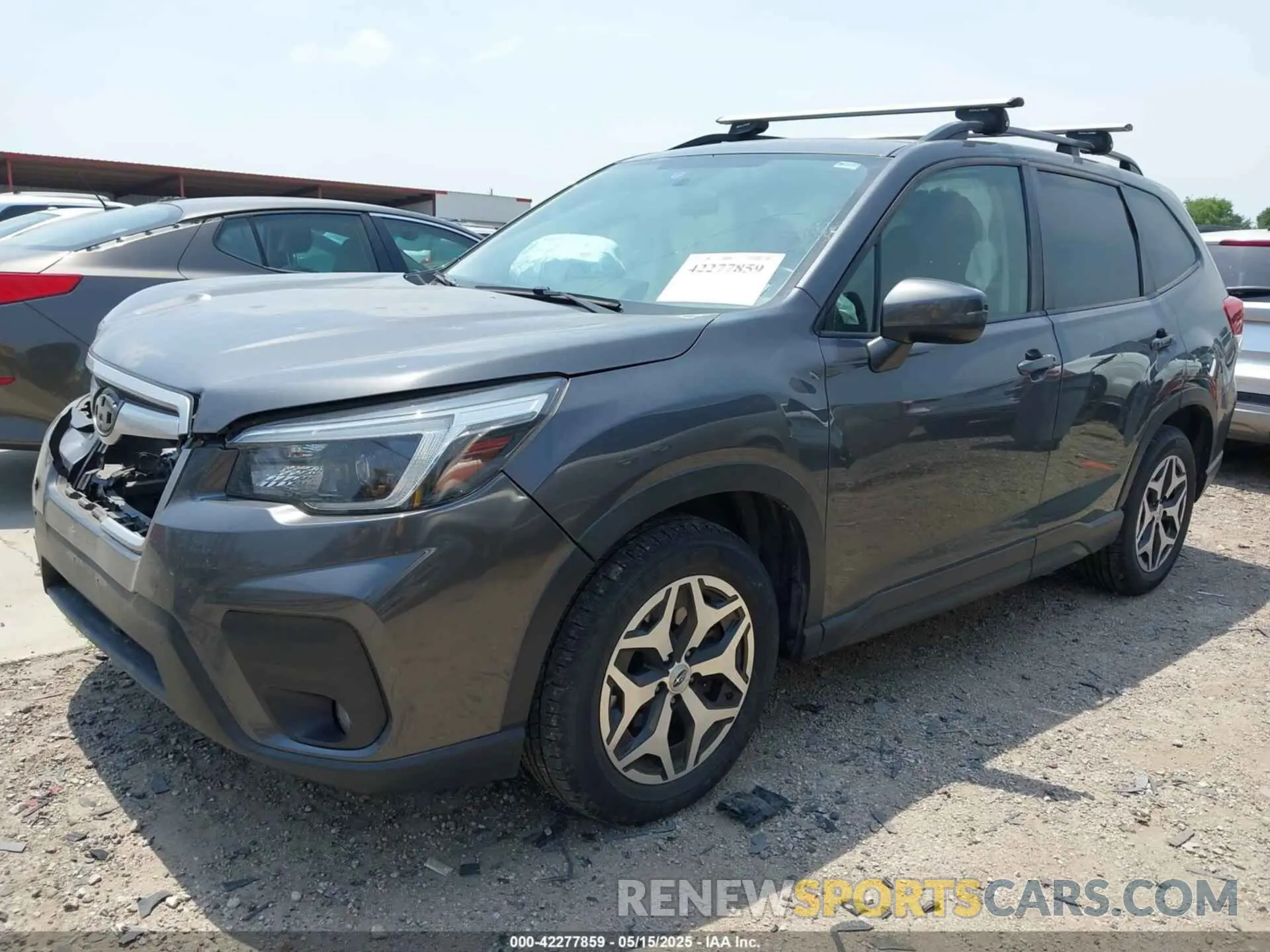 2 fotografías del automóvil dañado JF2SKAJC6MH458989 SUBARU FORESTER 2021