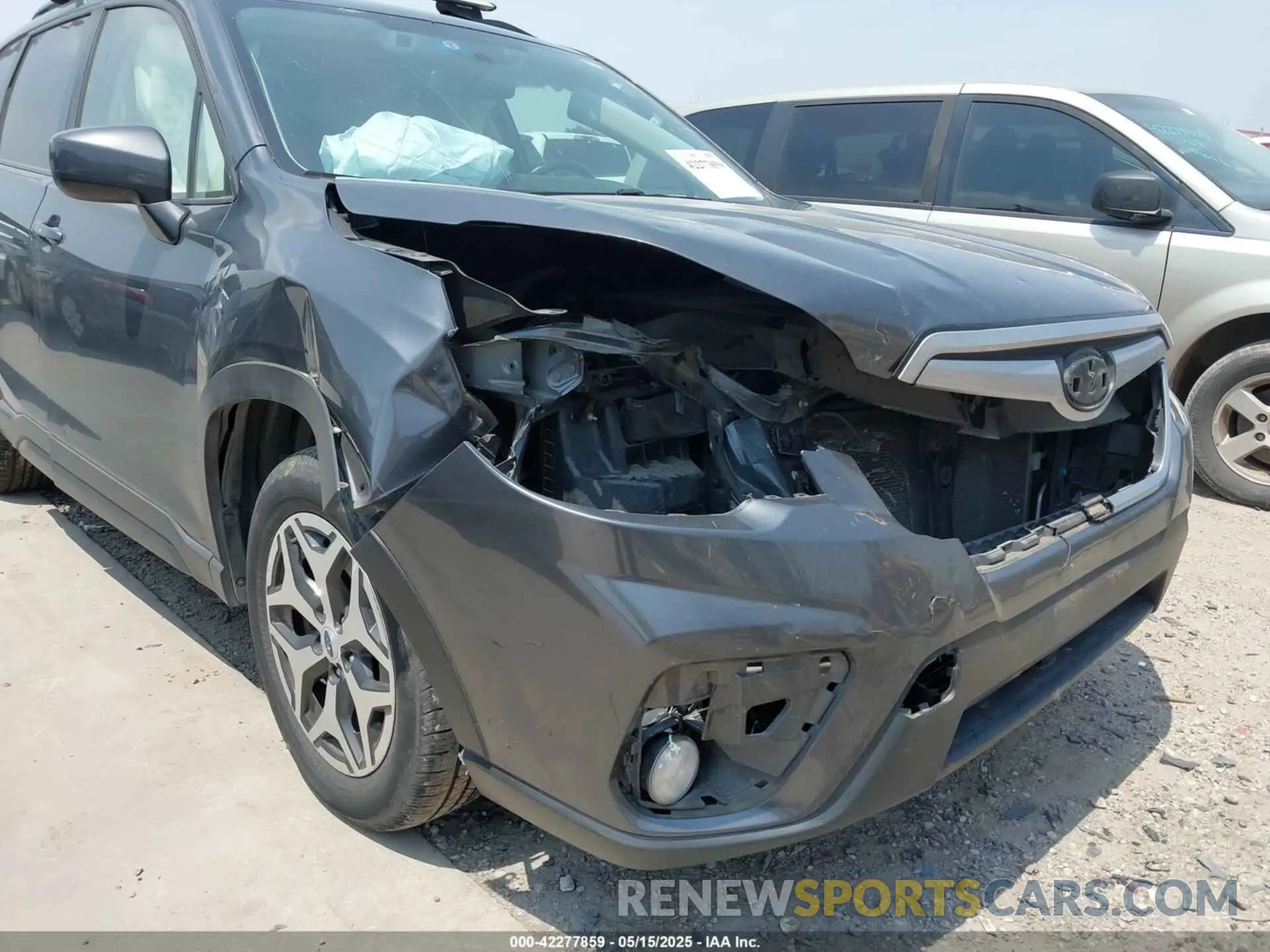 6 fotografías del automóvil dañado JF2SKAJC6MH458989 SUBARU FORESTER 2021