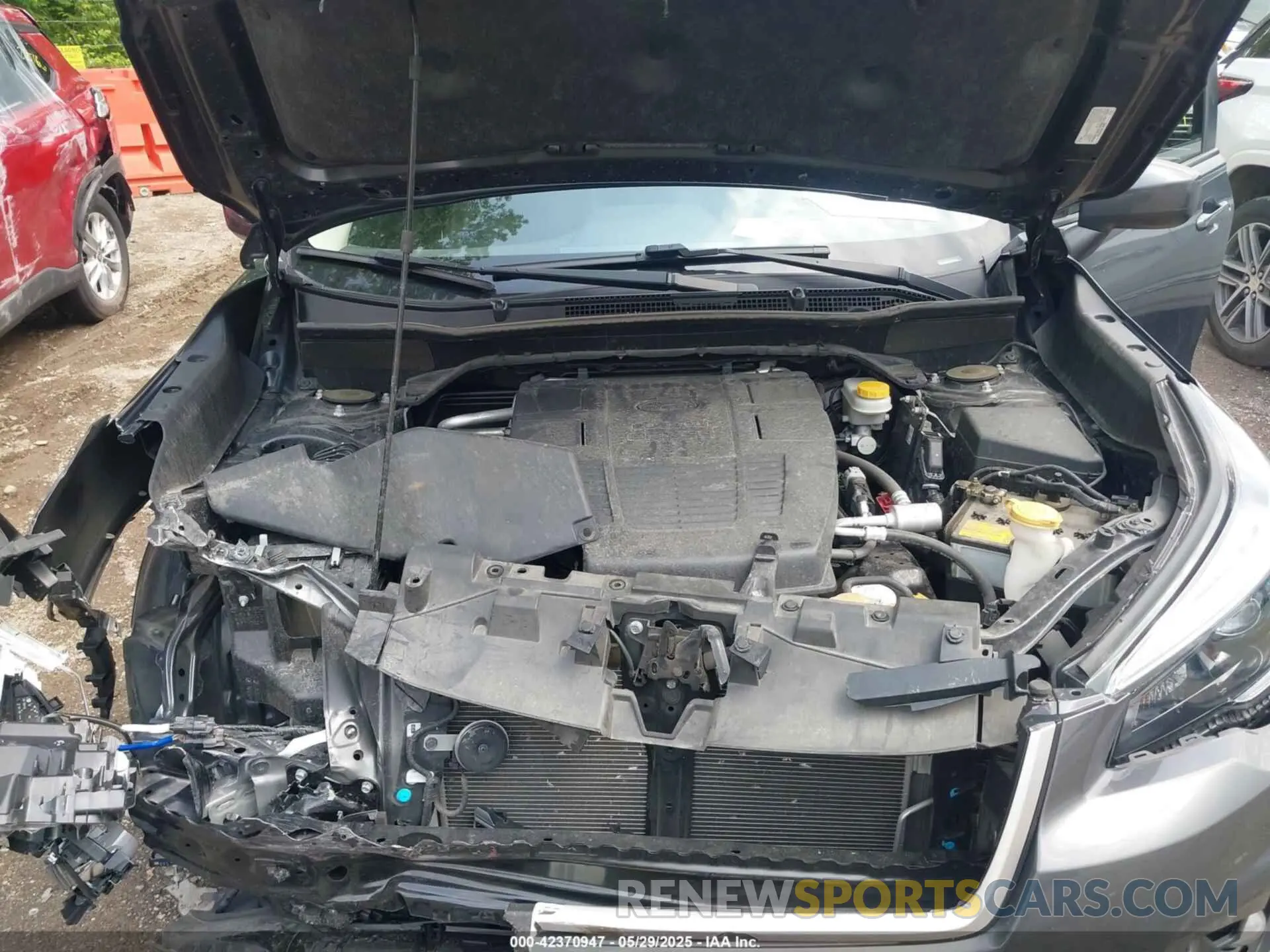 10 fotografías del automóvil dañado JF2SKAJC6MH469541 SUBARU FORESTER 2021