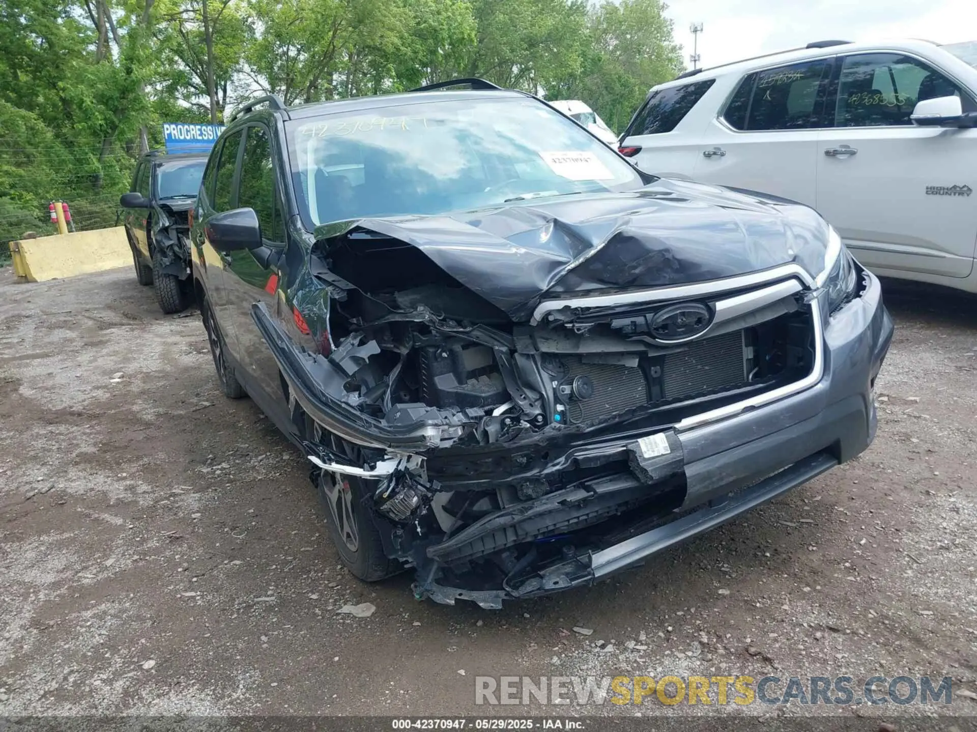 6 fotografías del automóvil dañado JF2SKAJC6MH469541 SUBARU FORESTER 2021