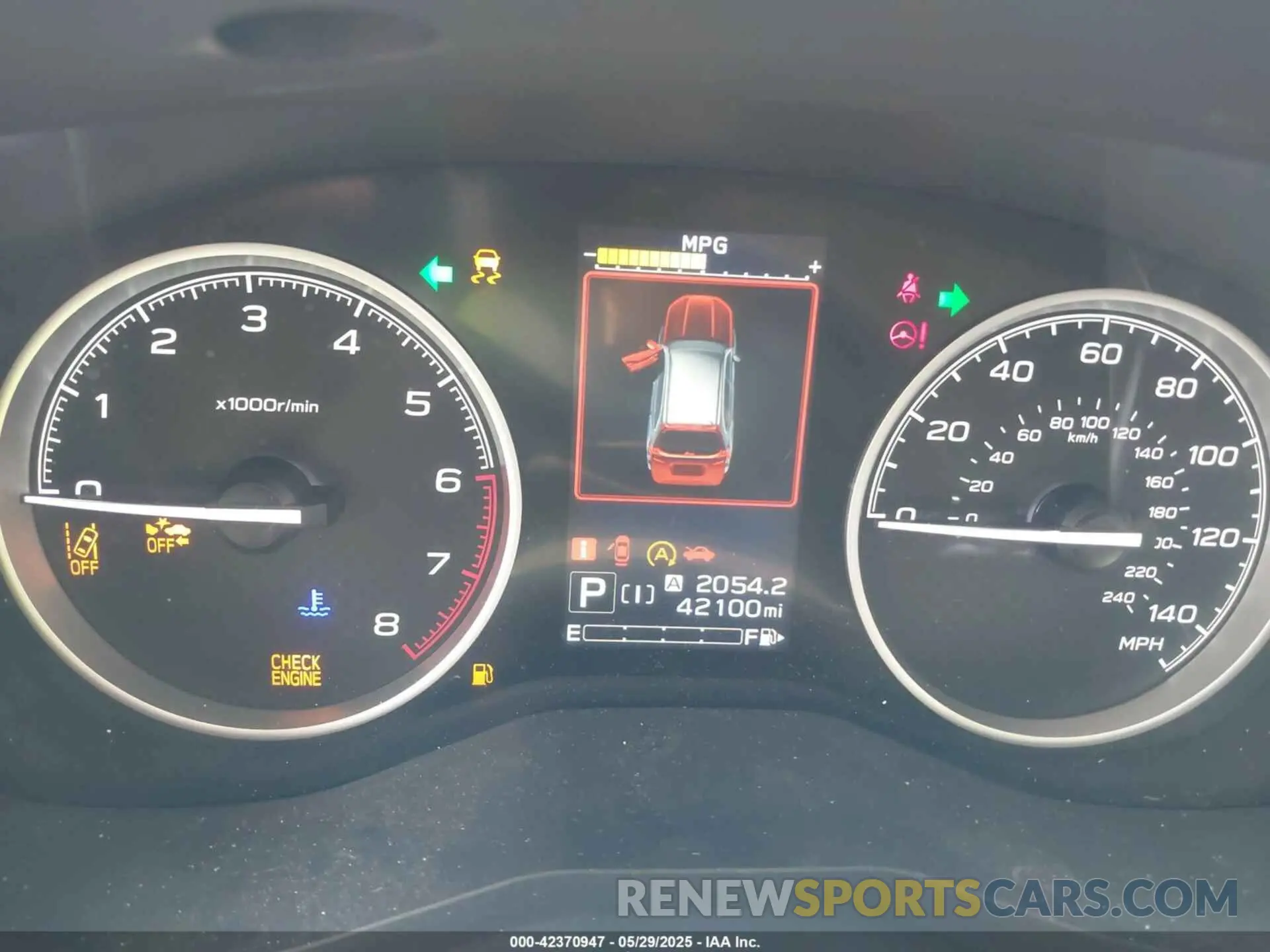 7 fotografías del automóvil dañado JF2SKAJC6MH469541 SUBARU FORESTER 2021