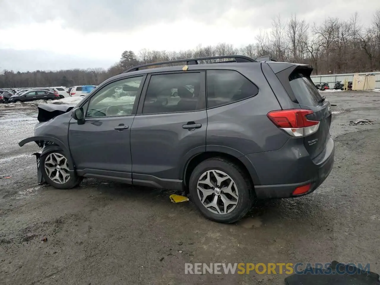 2 fotografías del automóvil dañado JF2SKAJC6MH498439 SUBARU FORESTER 2021