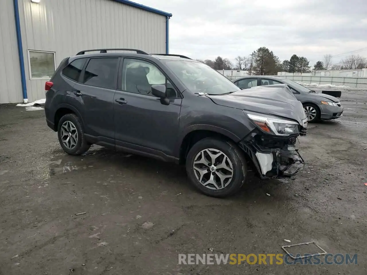4 fotografías del automóvil dañado JF2SKAJC6MH498439 SUBARU FORESTER 2021
