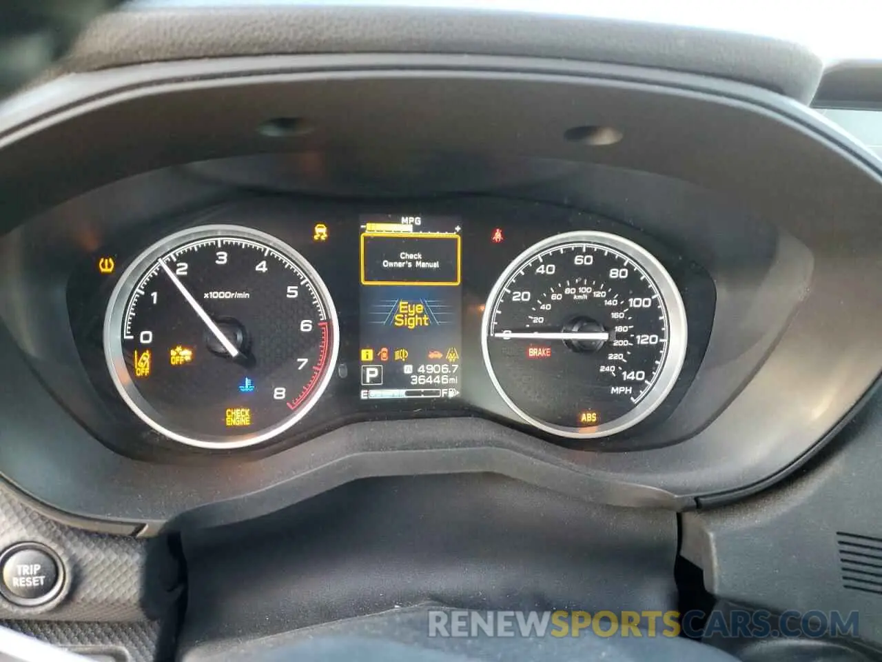 9 fotografías del automóvil dañado JF2SKAJC6MH514820 SUBARU FORESTER 2021