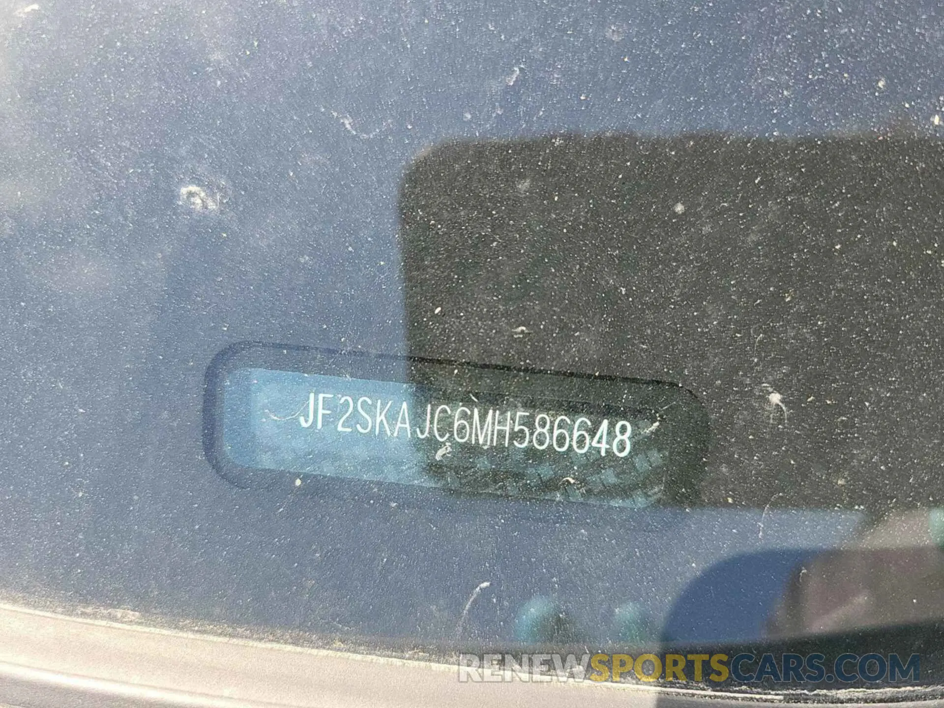5 fotografías del automóvil dañado JF2SKAJC6MH586648 SUBARU FORESTER 2021