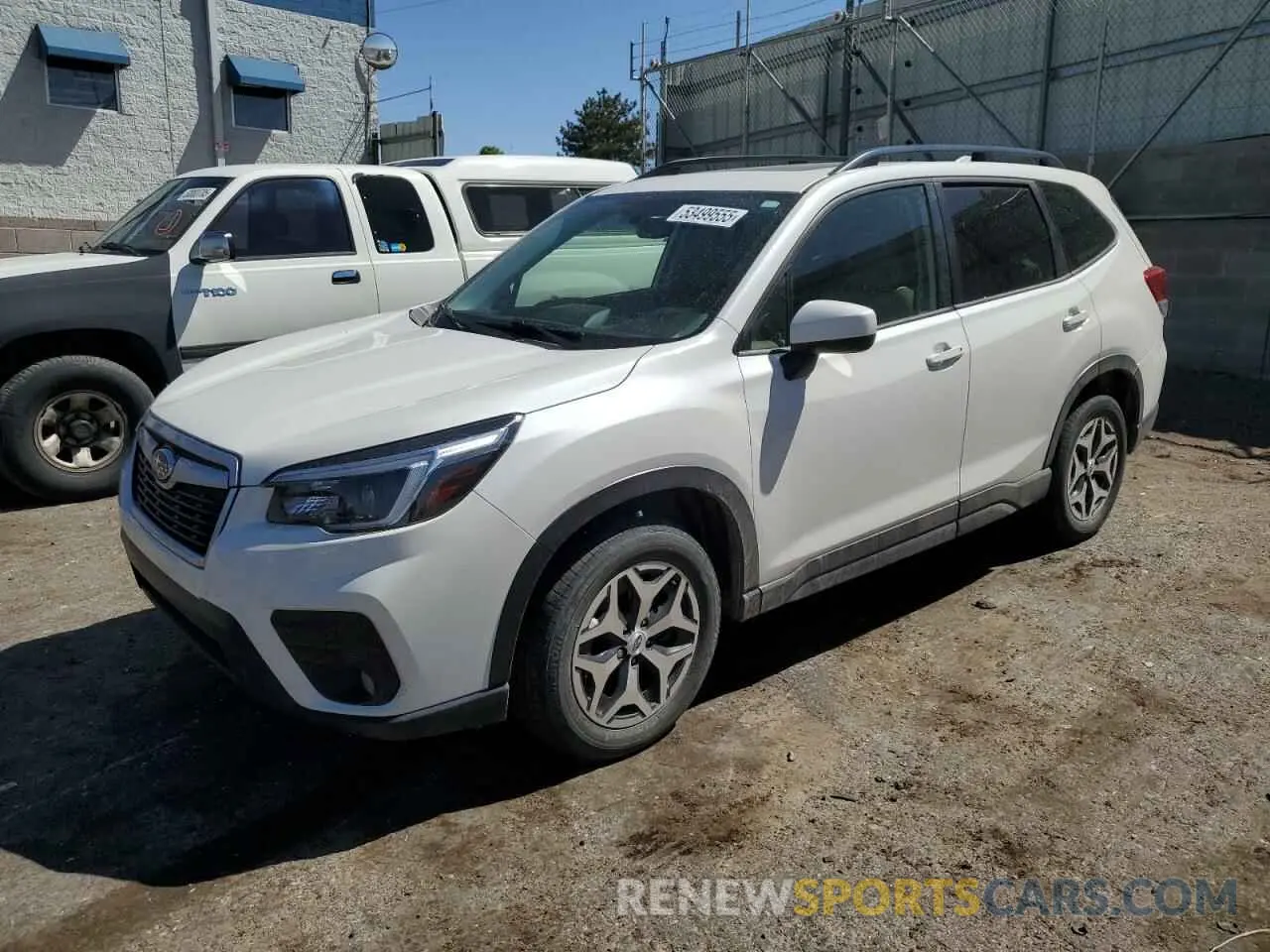 1 fotografías del automóvil dañado JF2SKAJC7MH400261 SUBARU FORESTER 2021
