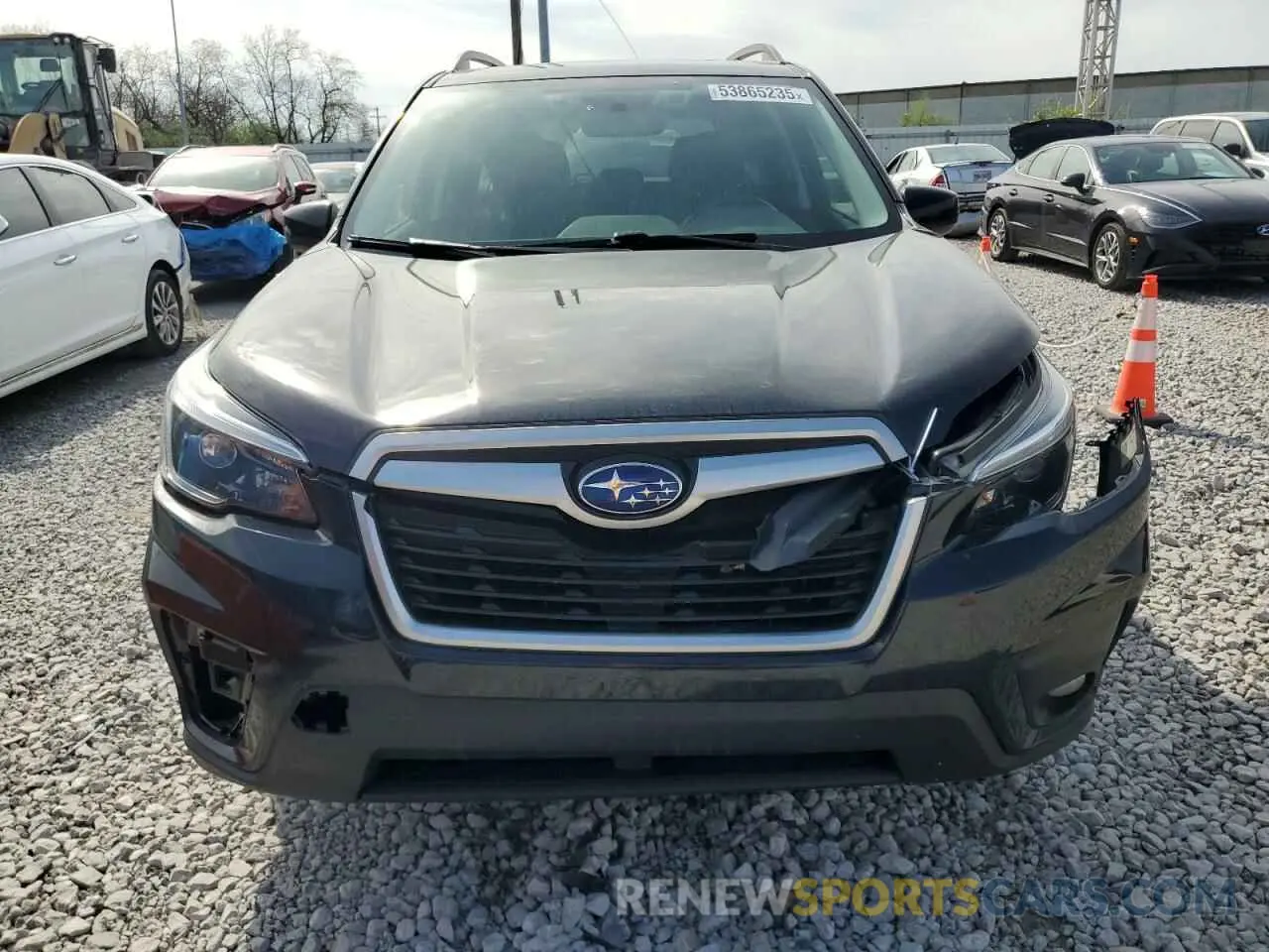 5 fotografías del automóvil dañado JF2SKAJC7MH470116 SUBARU FORESTER 2021