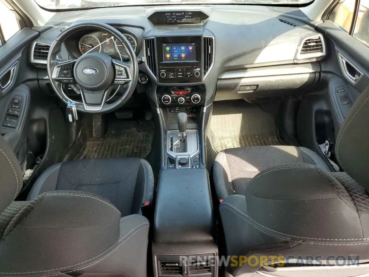 8 fotografías del automóvil dañado JF2SKAJC7MH470116 SUBARU FORESTER 2021