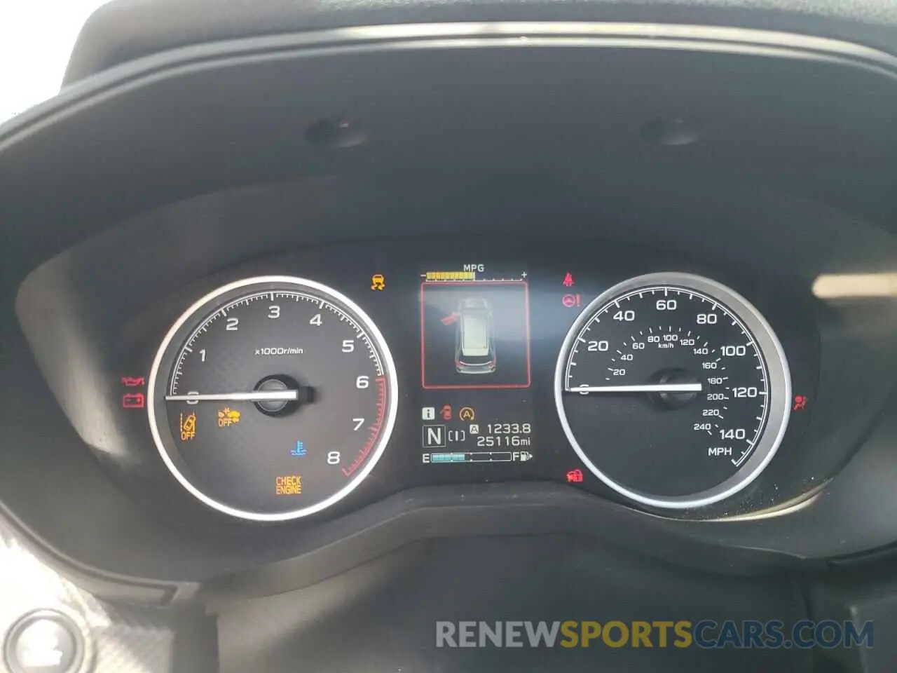 9 fotografías del automóvil dañado JF2SKAJC8MH580382 SUBARU FORESTER 2021