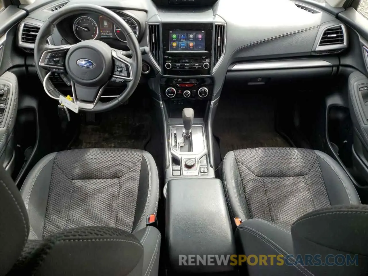 8 fotografías del automóvil dañado JF2SKAJC9MH491629 SUBARU FORESTER 2021