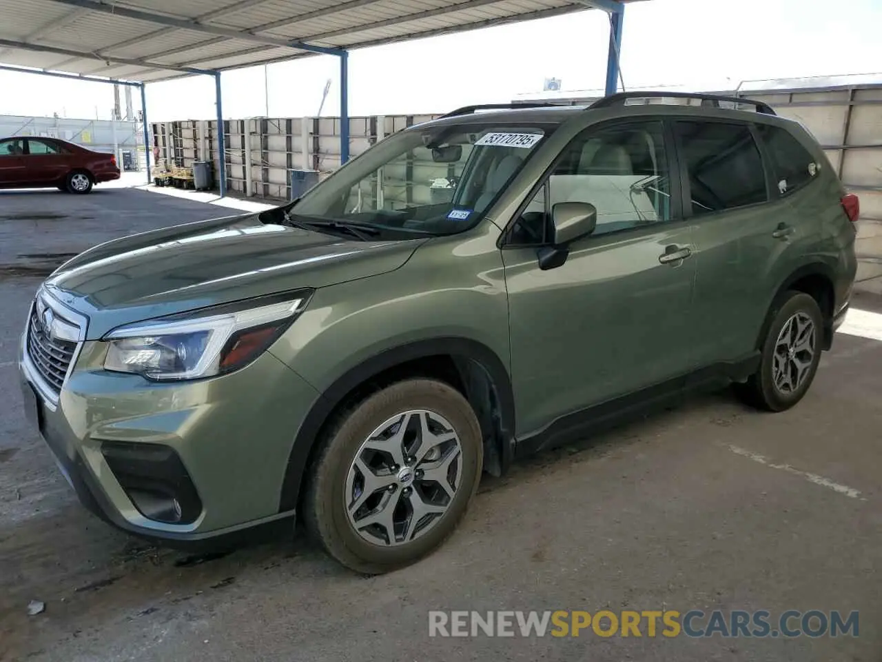 1 fotografías del automóvil dañado JF2SKAJCXMH429592 SUBARU FORESTER 2021