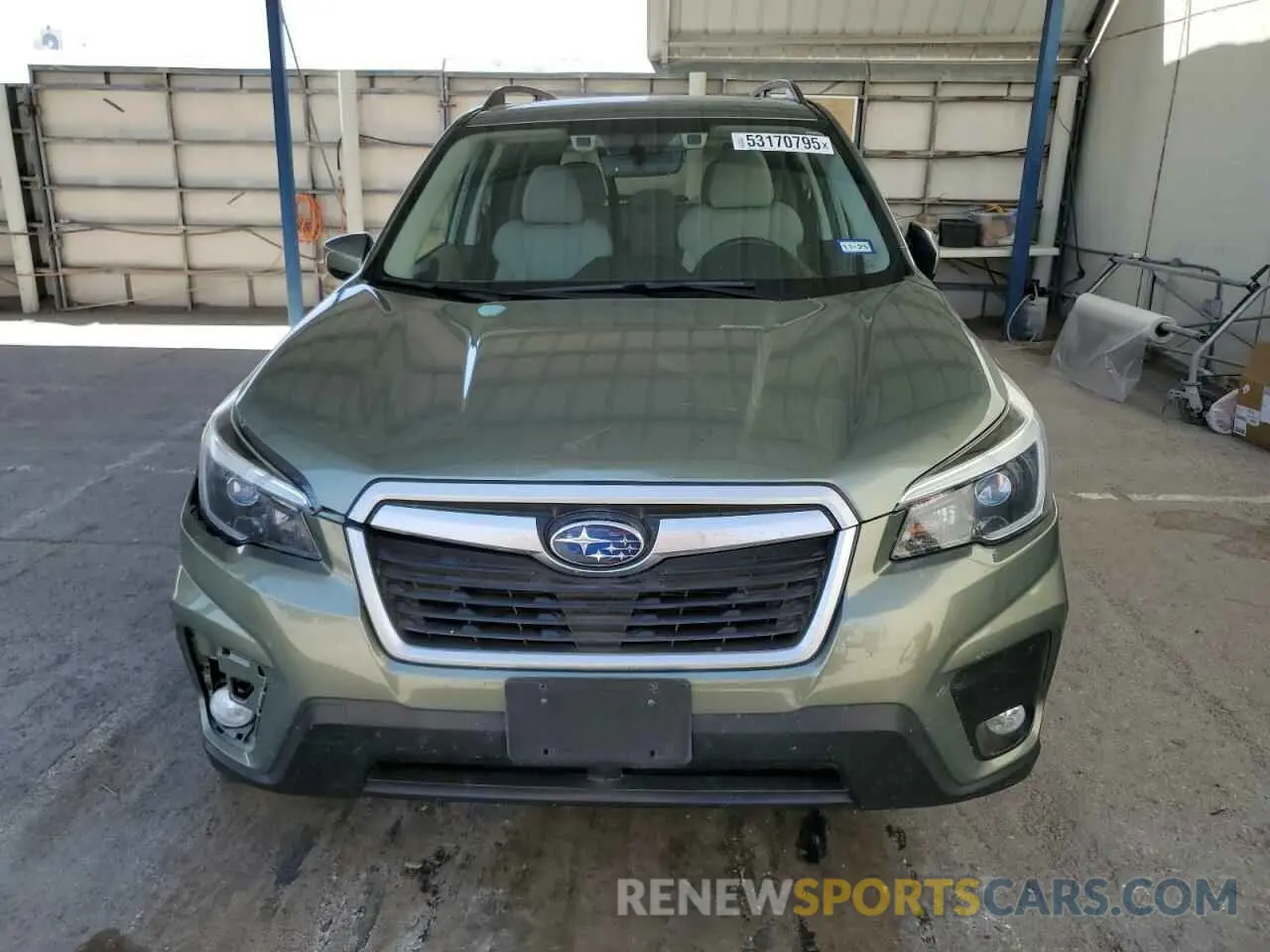 5 fotografías del automóvil dañado JF2SKAJCXMH429592 SUBARU FORESTER 2021