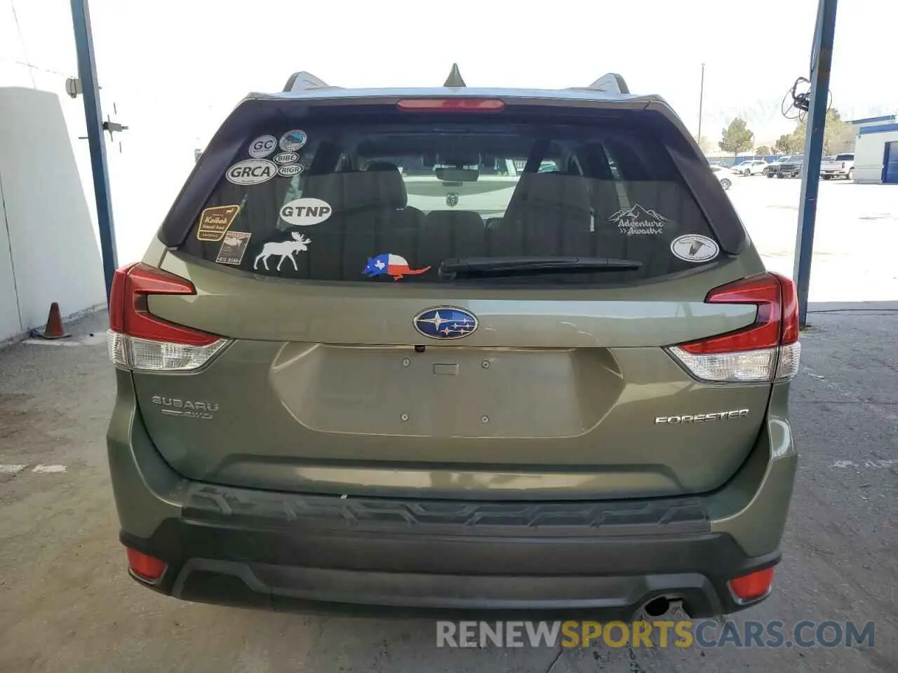 6 fotografías del automóvil dañado JF2SKAJCXMH429592 SUBARU FORESTER 2021