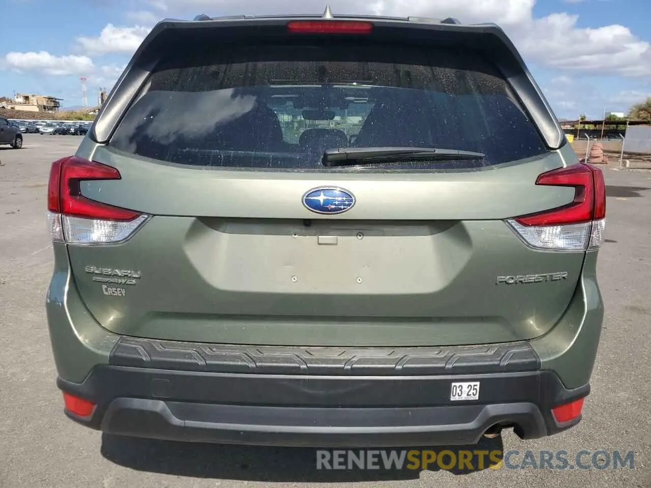 6 fotografías del automóvil dañado JF2SKAJCXMH480462 SUBARU FORESTER 2021