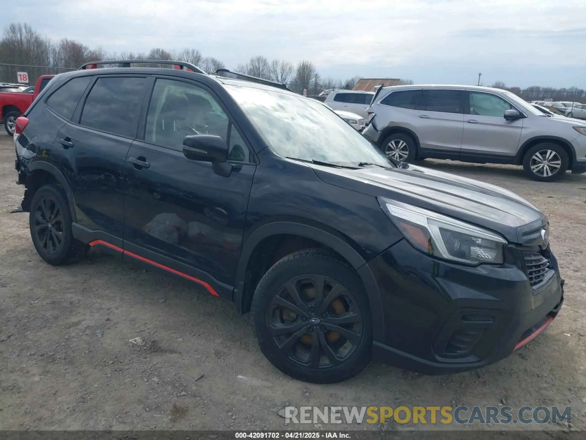 1 fotografías del automóvil dañado JF2SKALC4MH568288 SUBARU FORESTER 2021