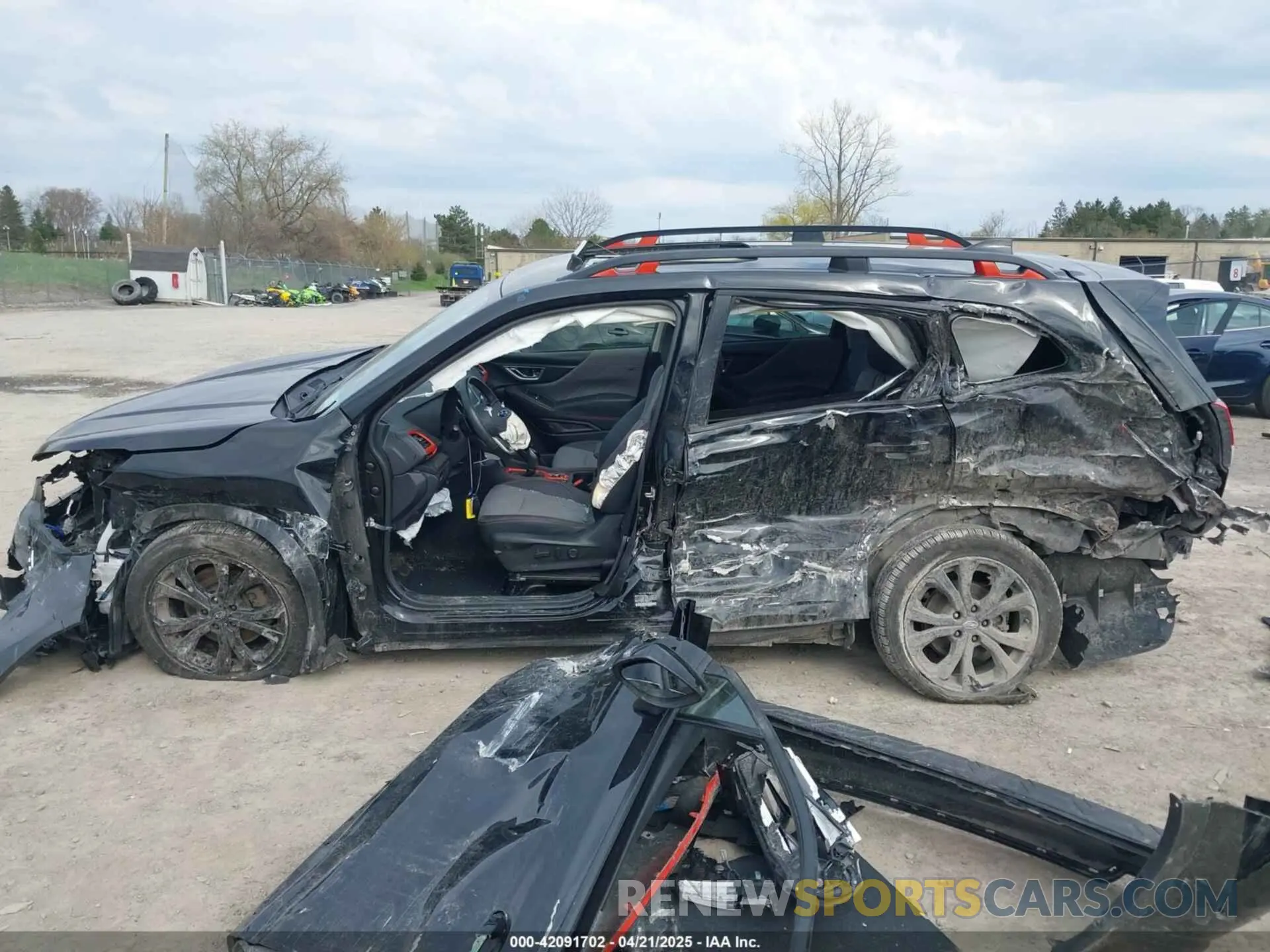 15 fotografías del automóvil dañado JF2SKALC4MH568288 SUBARU FORESTER 2021