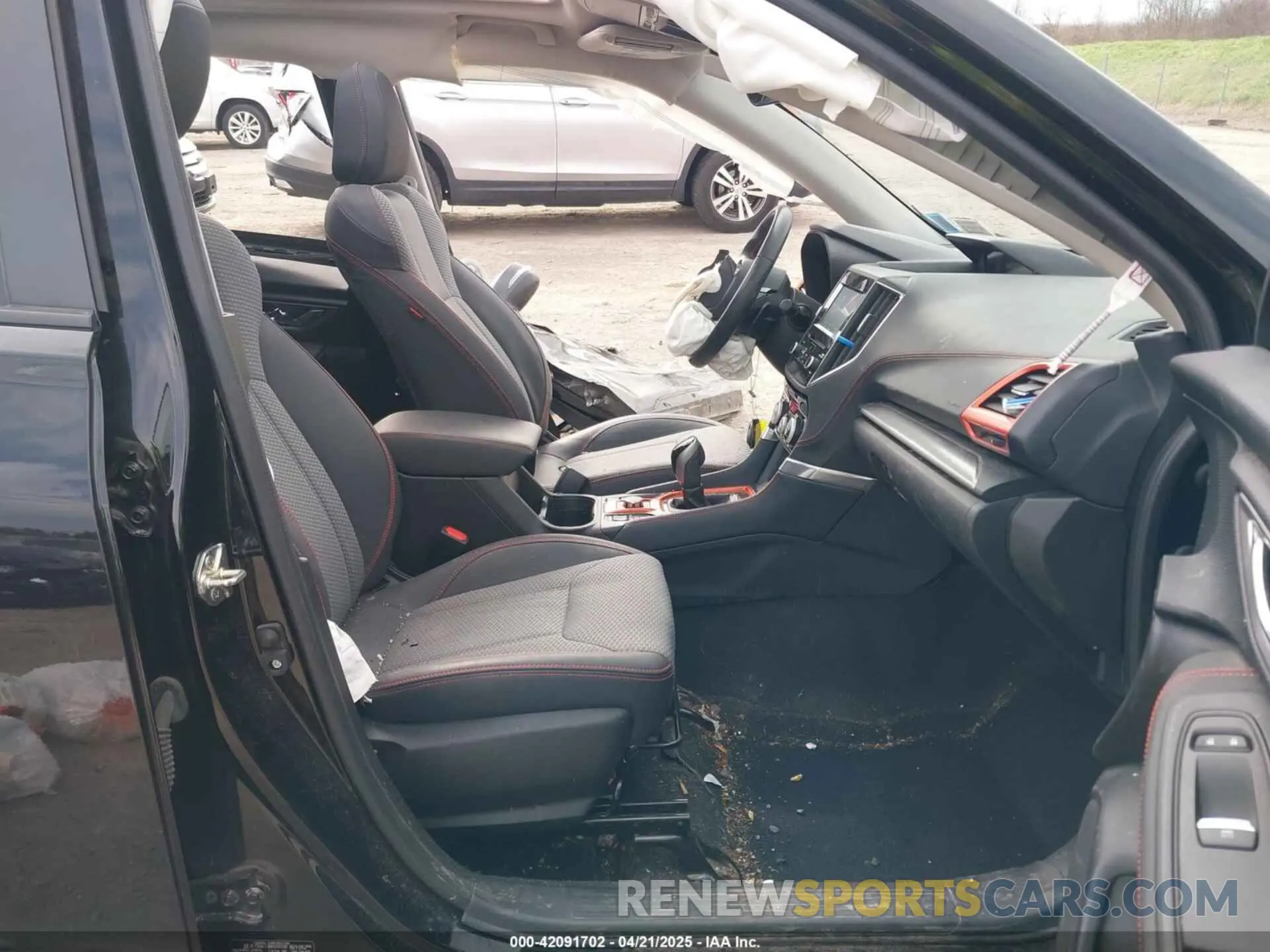 5 fotografías del automóvil dañado JF2SKALC4MH568288 SUBARU FORESTER 2021