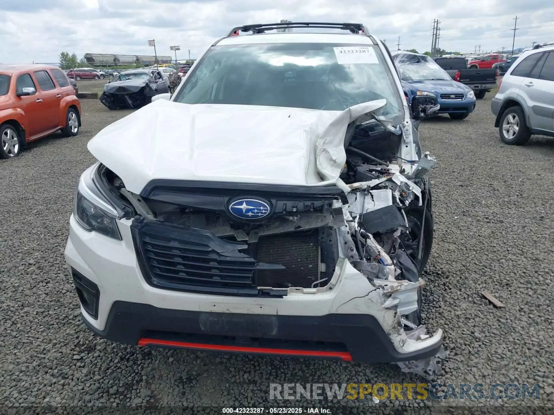 12 fotografías del automóvil dañado JF2SKARC0MH506247 SUBARU FORESTER 2021
