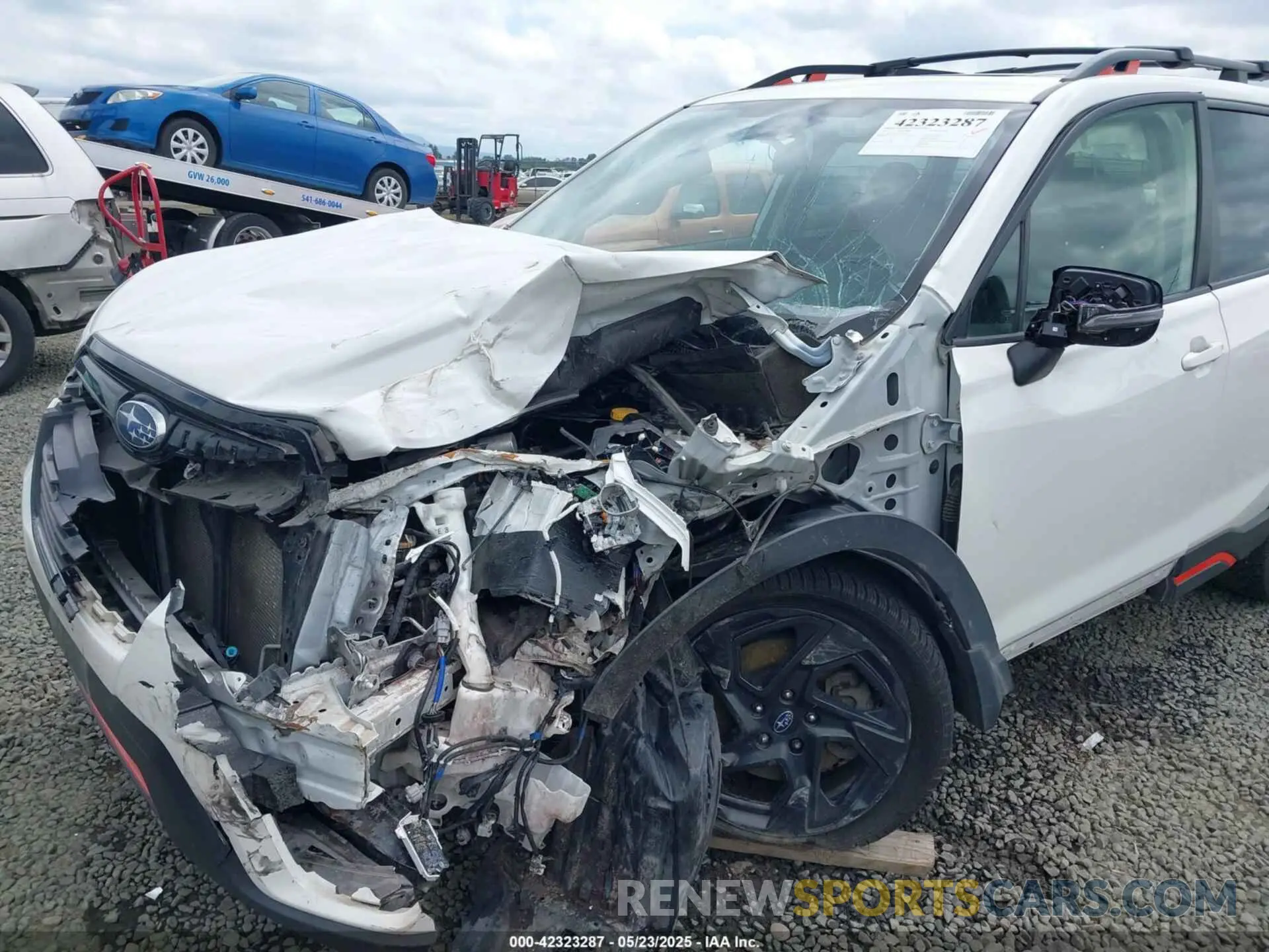 6 fotografías del automóvil dañado JF2SKARC0MH506247 SUBARU FORESTER 2021
