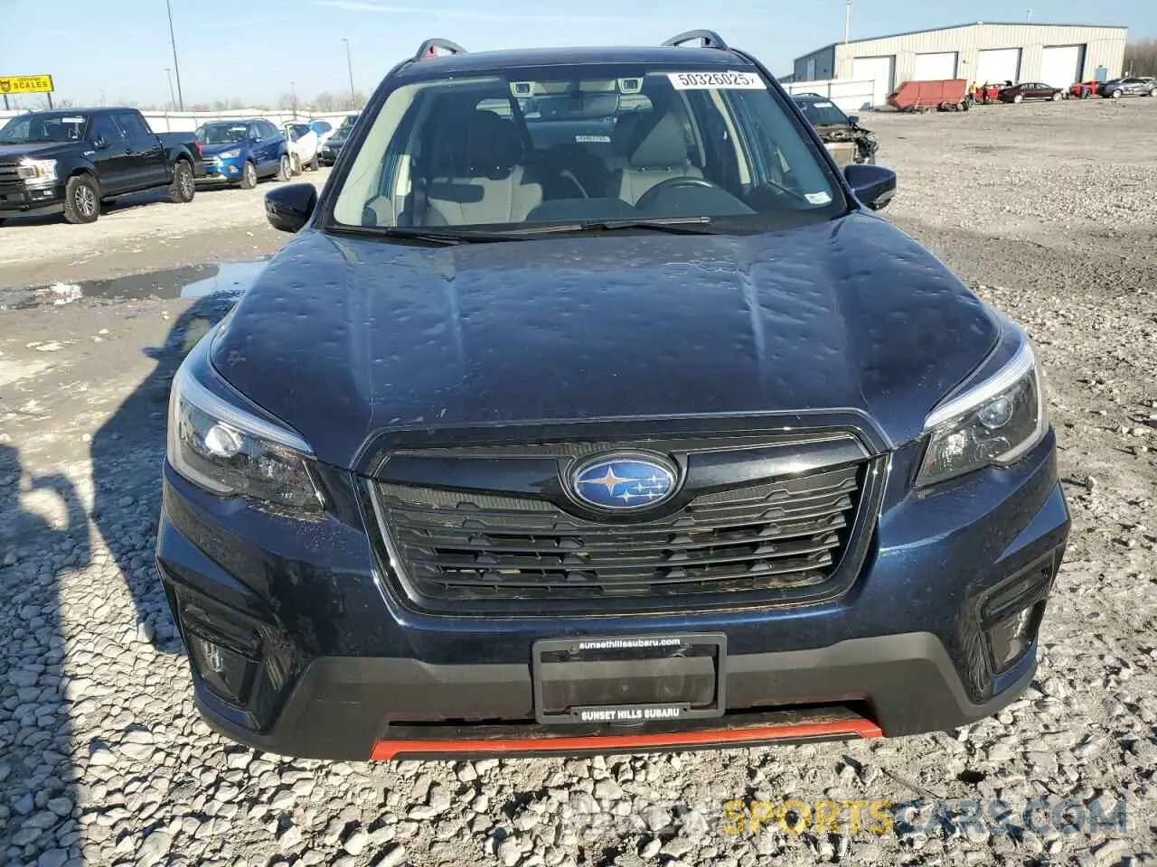 5 fotografías del automóvil dañado JF2SKARC0MH515871 SUBARU FORESTER 2021