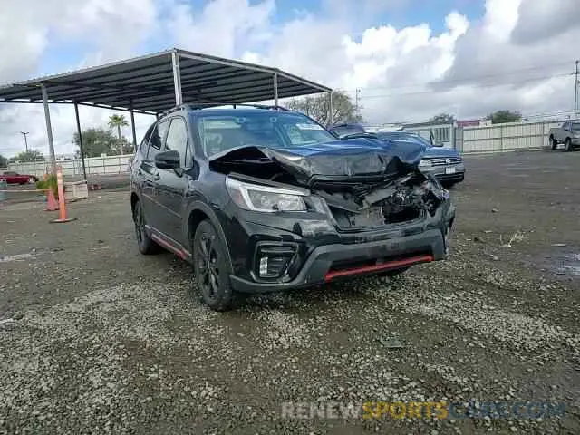 11 fotografías del automóvil dañado JF2SKARC3MH497706 SUBARU FORESTER 2021