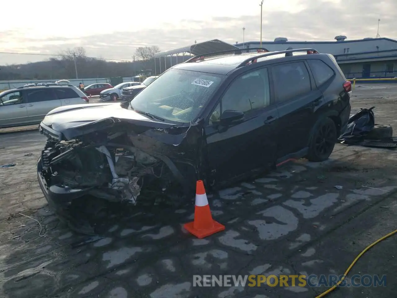 1 fotografías del automóvil dañado JF2SKARC3MH565602 SUBARU FORESTER 2021