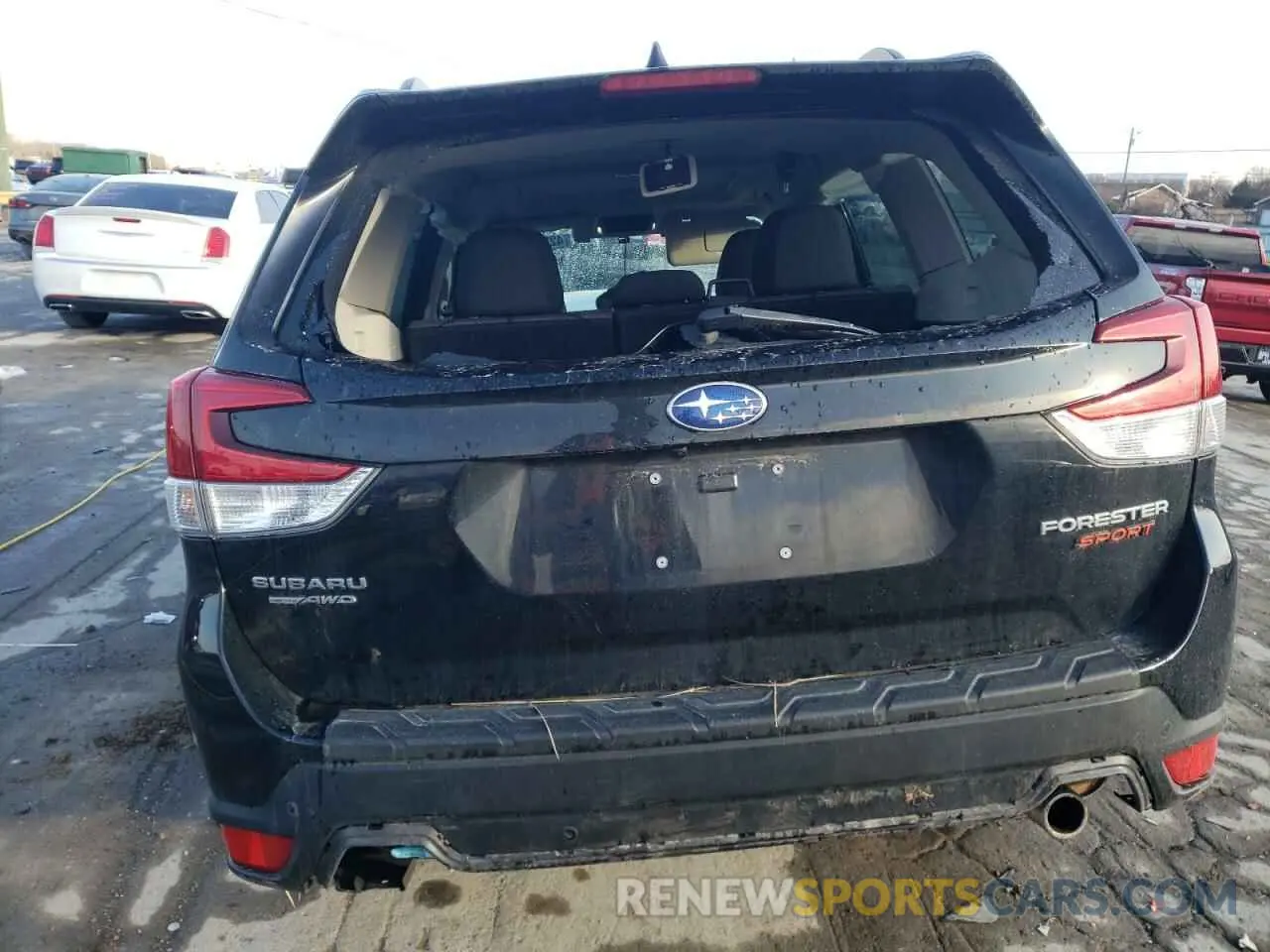6 fotografías del automóvil dañado JF2SKARC3MH565602 SUBARU FORESTER 2021