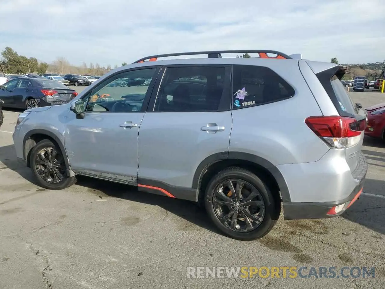 2 fotografías del automóvil dañado JF2SKARC4MH510270 SUBARU FORESTER 2021