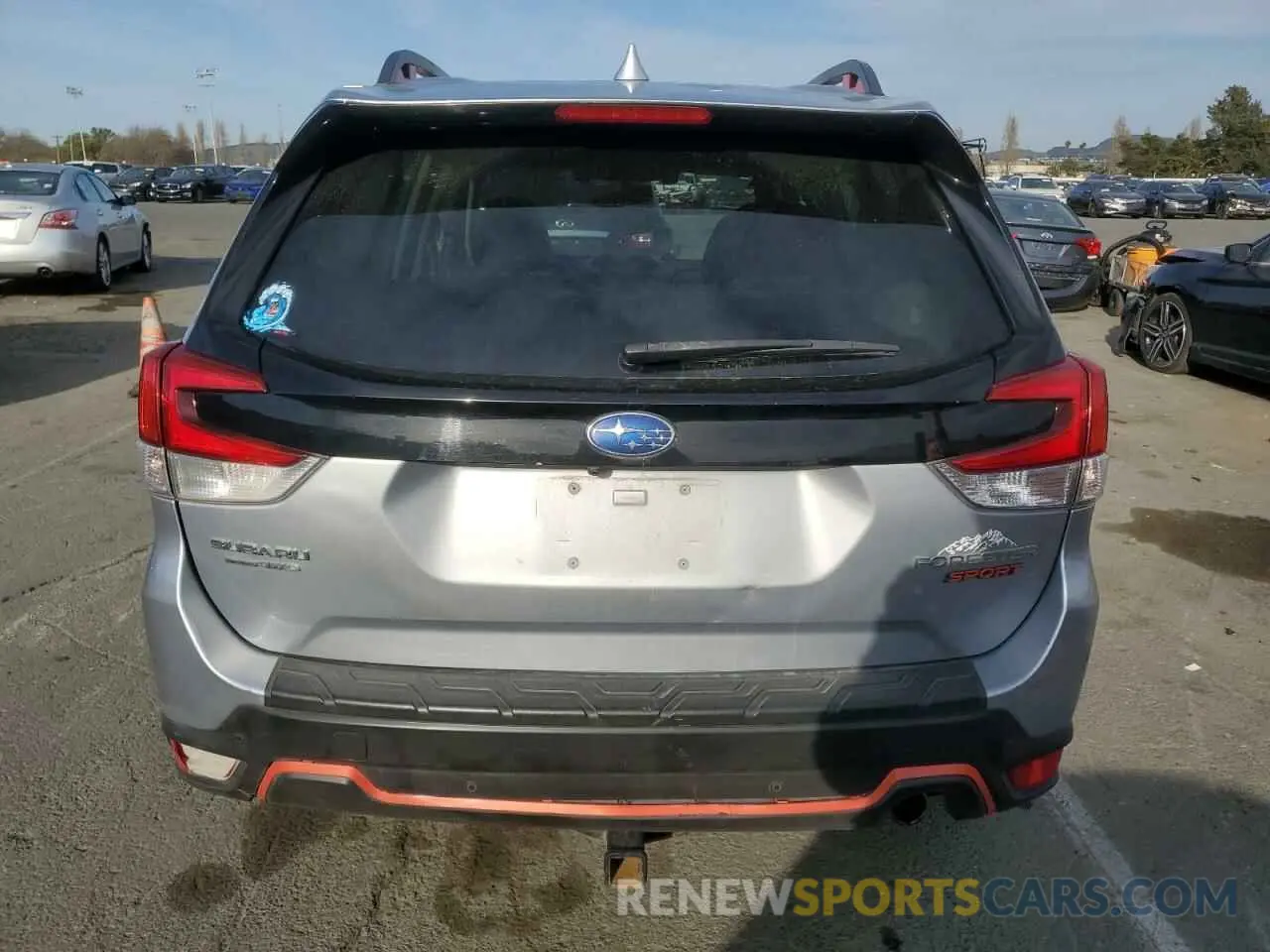 6 fotografías del automóvil dañado JF2SKARC4MH510270 SUBARU FORESTER 2021