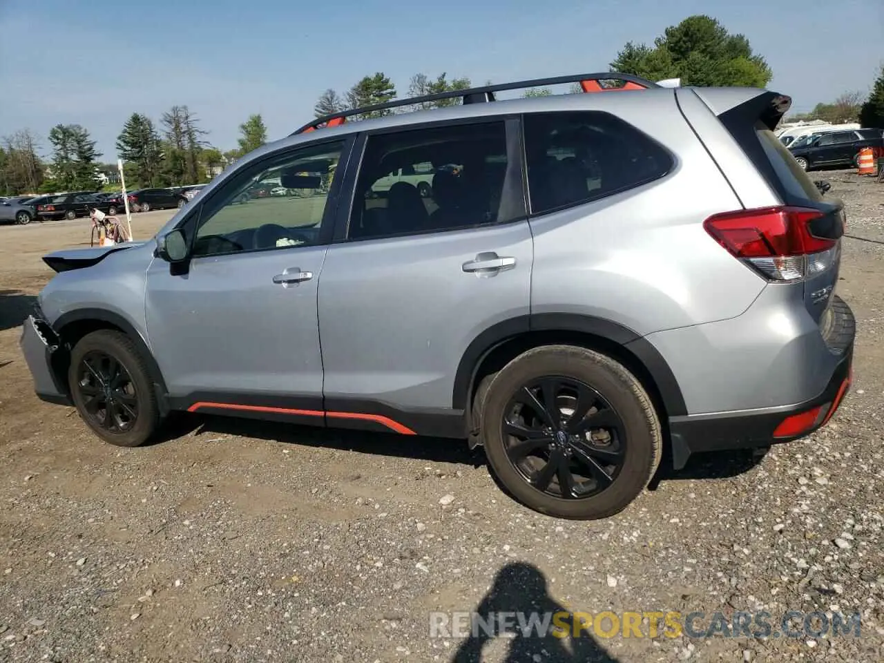 2 fotografías del automóvil dañado JF2SKARC5MH404491 SUBARU FORESTER 2021