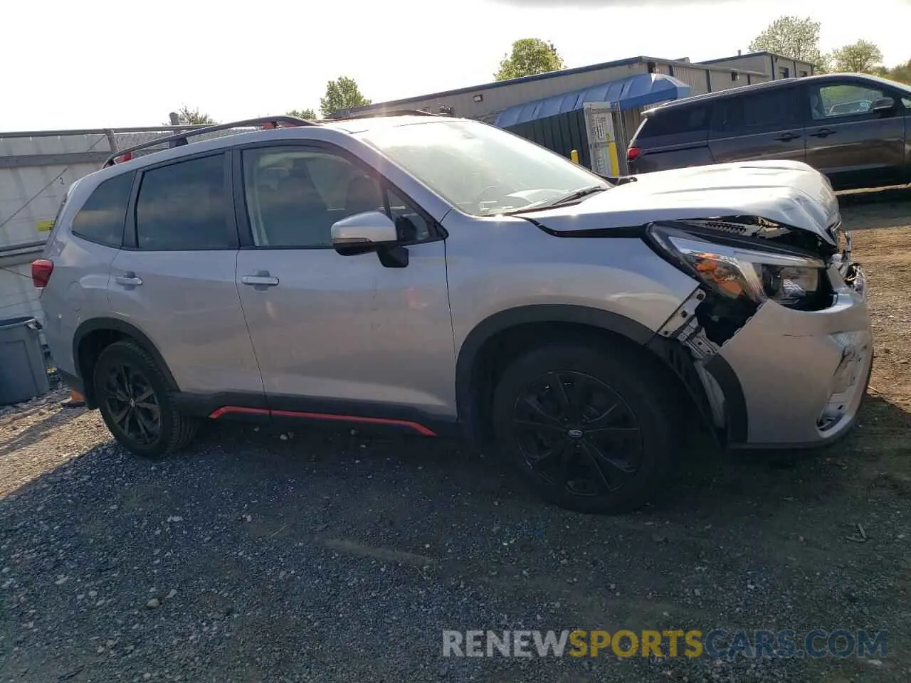 4 fotografías del automóvil dañado JF2SKARC5MH404491 SUBARU FORESTER 2021