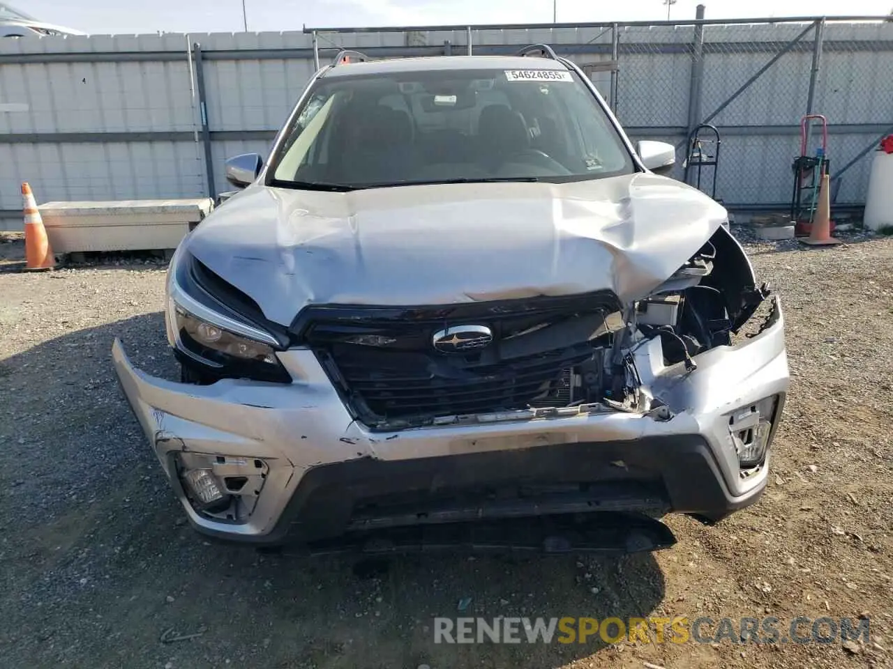 5 fotografías del automóvil dañado JF2SKARC5MH404491 SUBARU FORESTER 2021