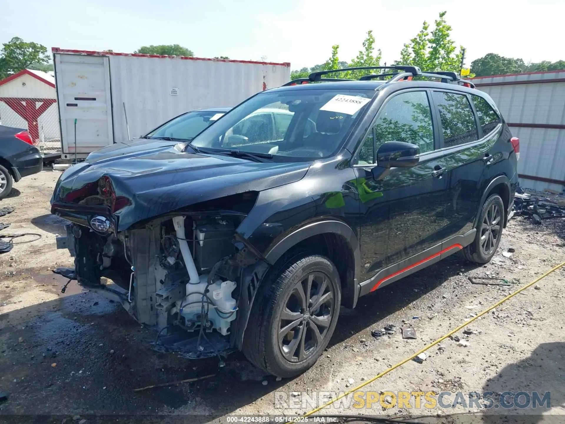 2 fotografías del automóvil dañado JF2SKARC6MH518032 SUBARU FORESTER 2021